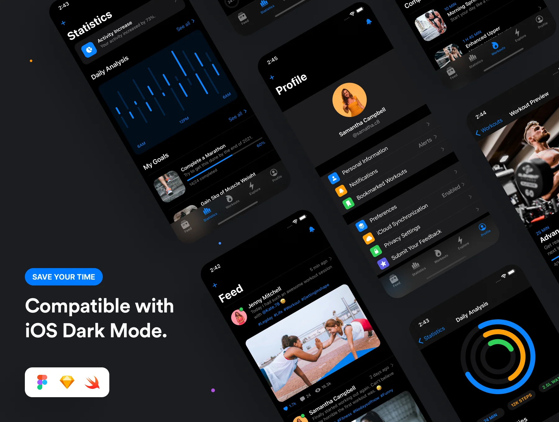 Swift Fitness: iOS 14 App Kit 7