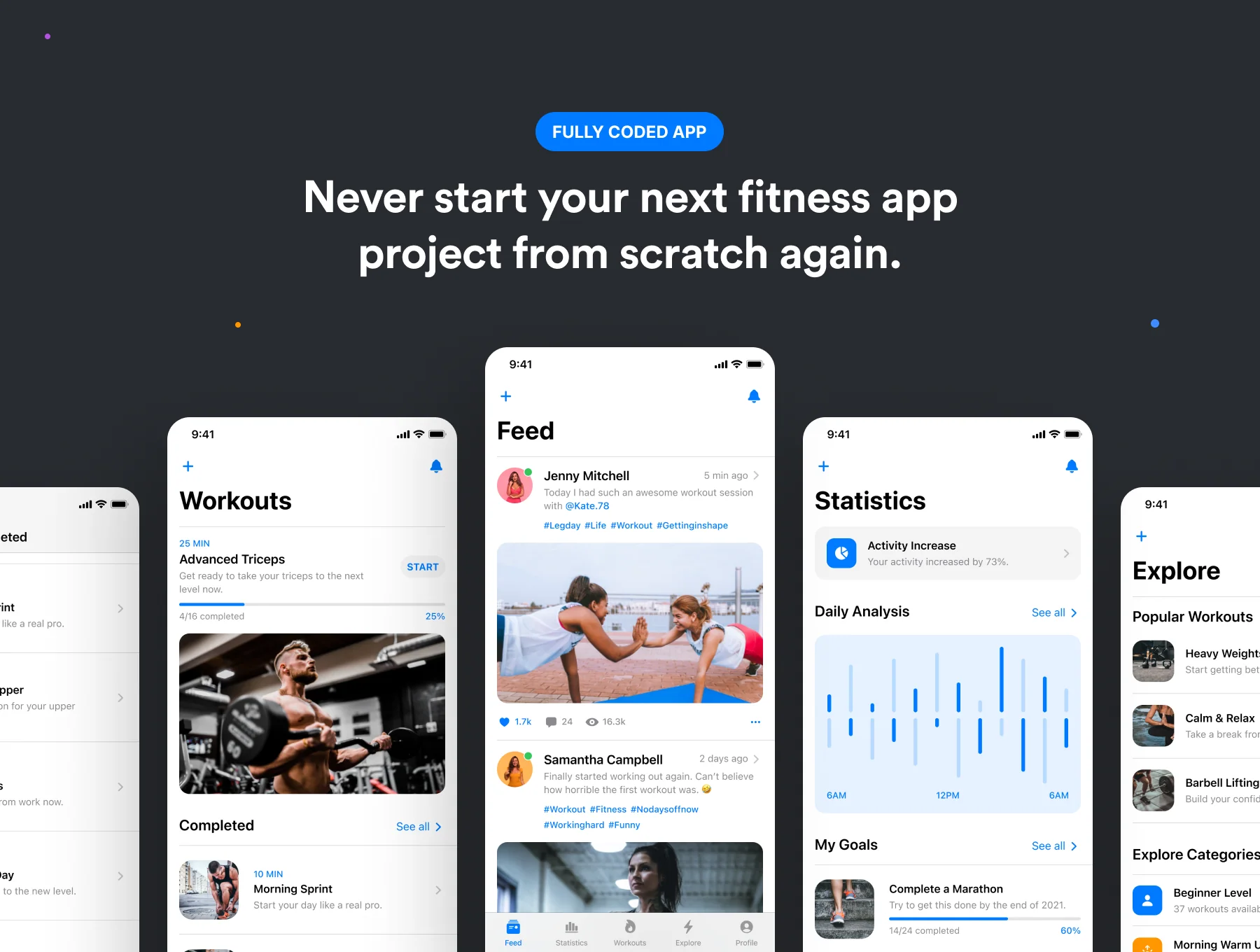 Swift Fitness: iOS 14 App Kit 8