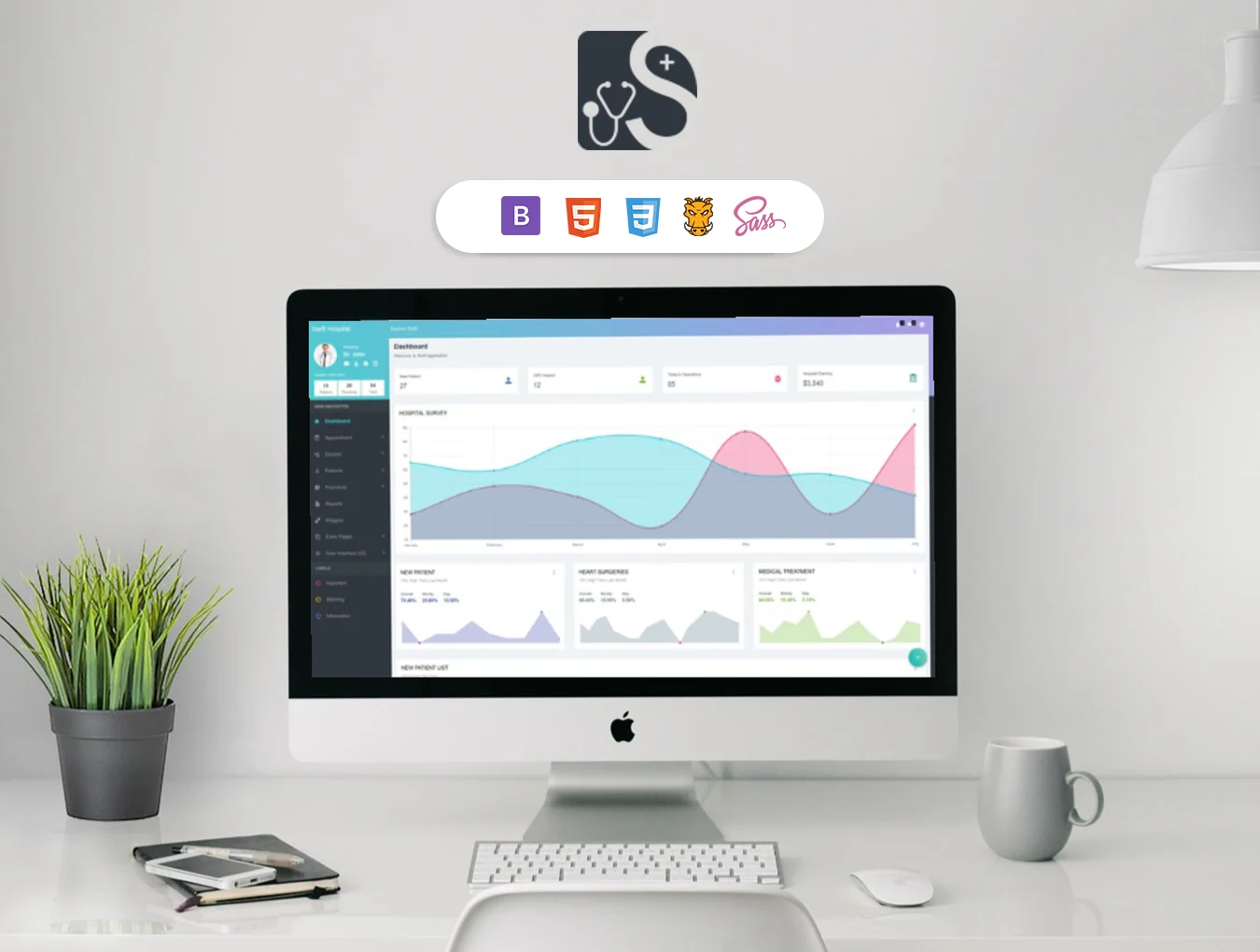 Swift Hospital HTML Admin Template