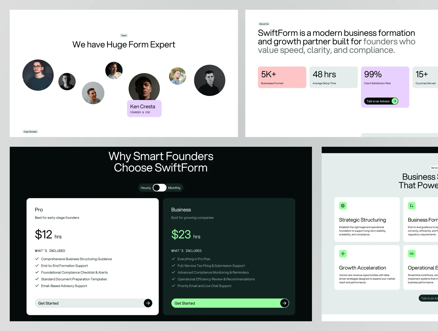 Swiftform – Business, Consulting & Coaching Website 3