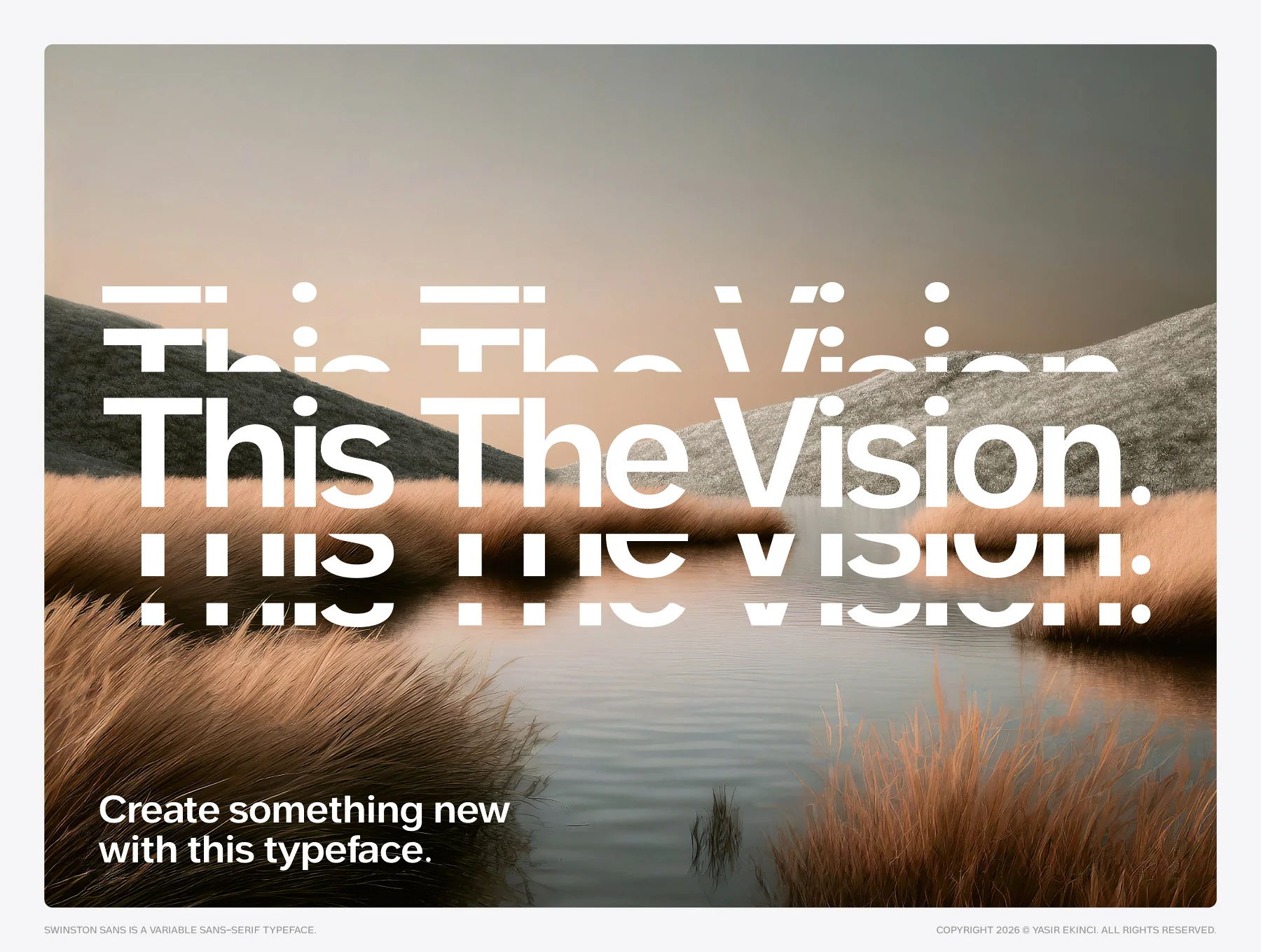 Swinston Sans Variable Typeface 17