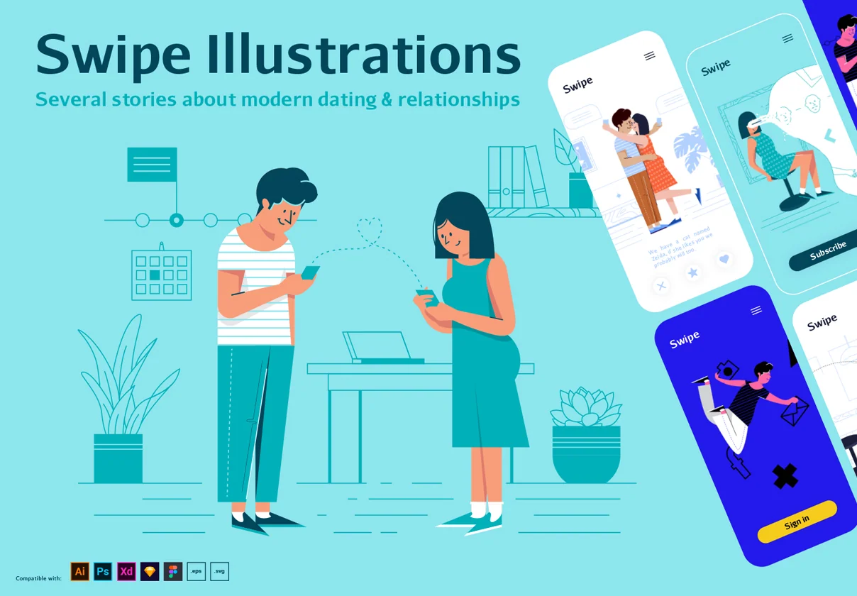Swipe Illustrations