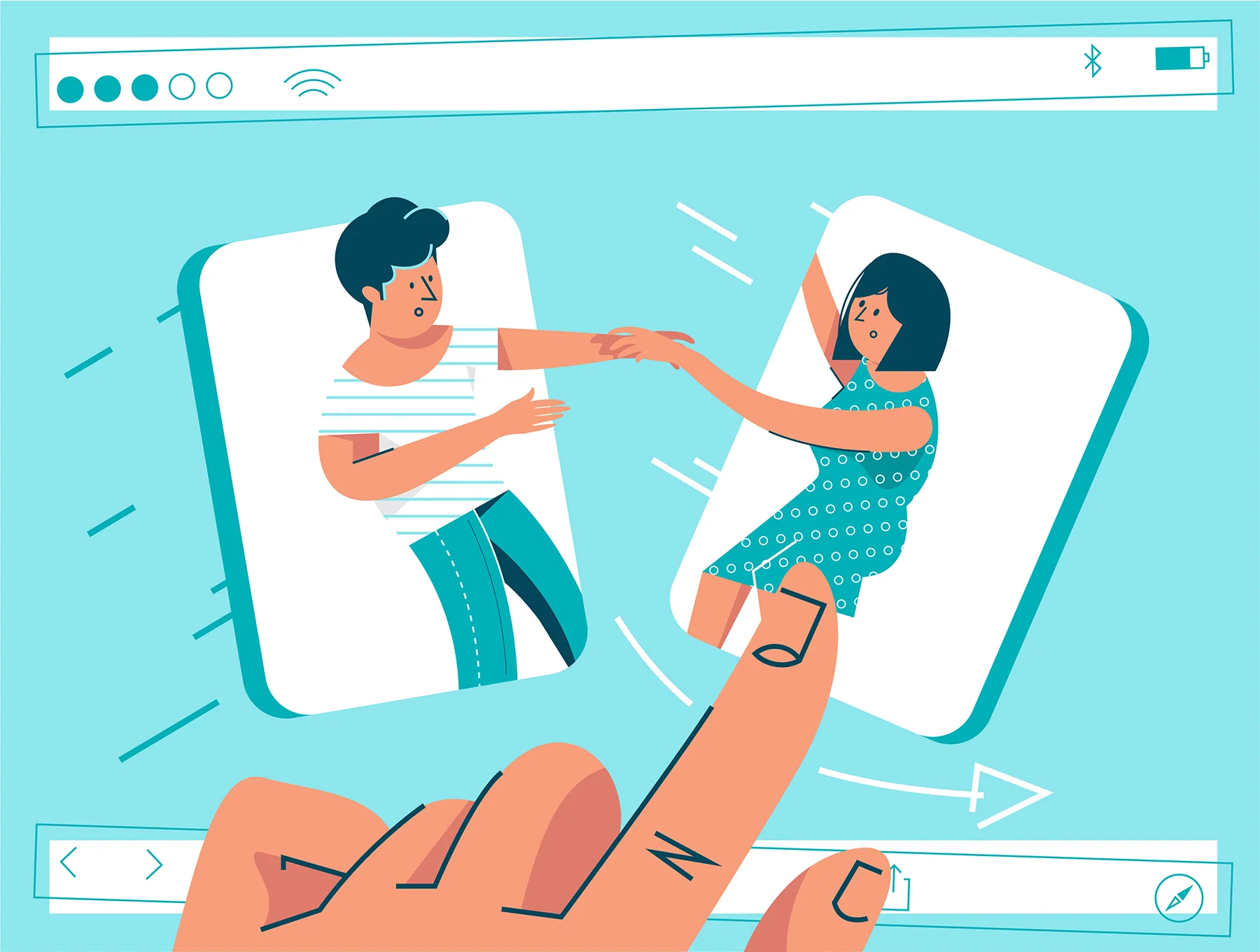 Swipe Illustrations 4
