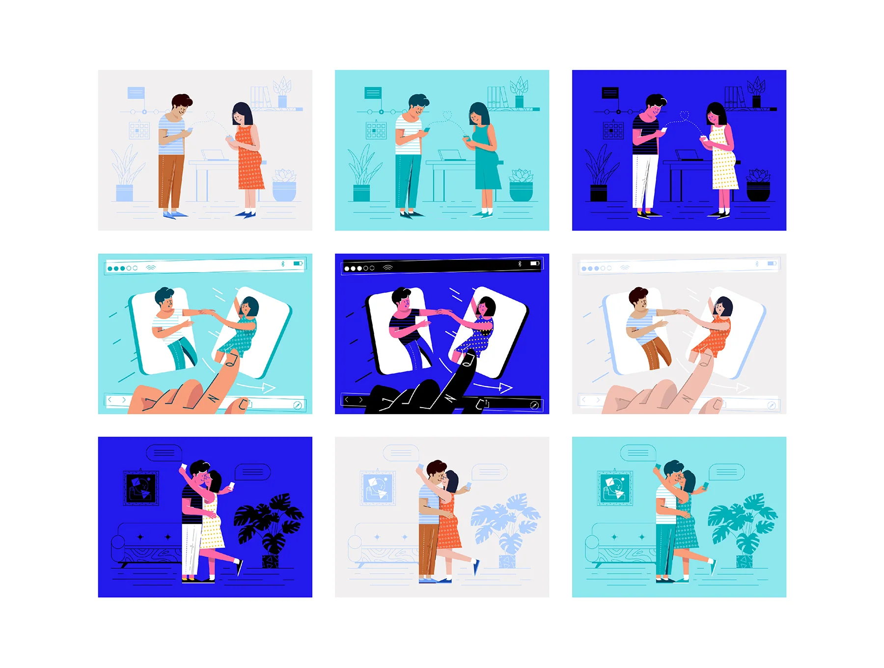 Swipe Illustrations 5