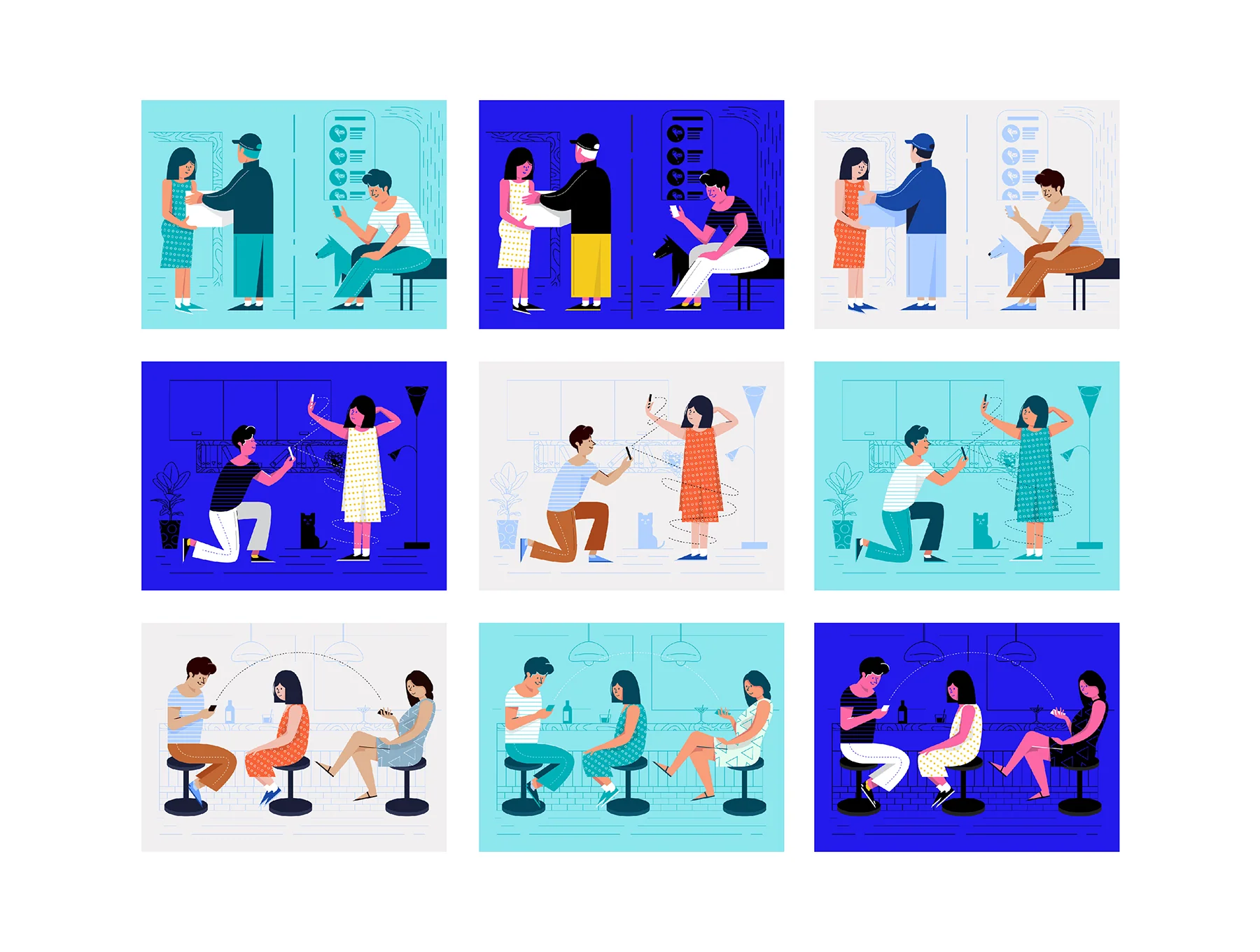 Swipe Illustrations 6