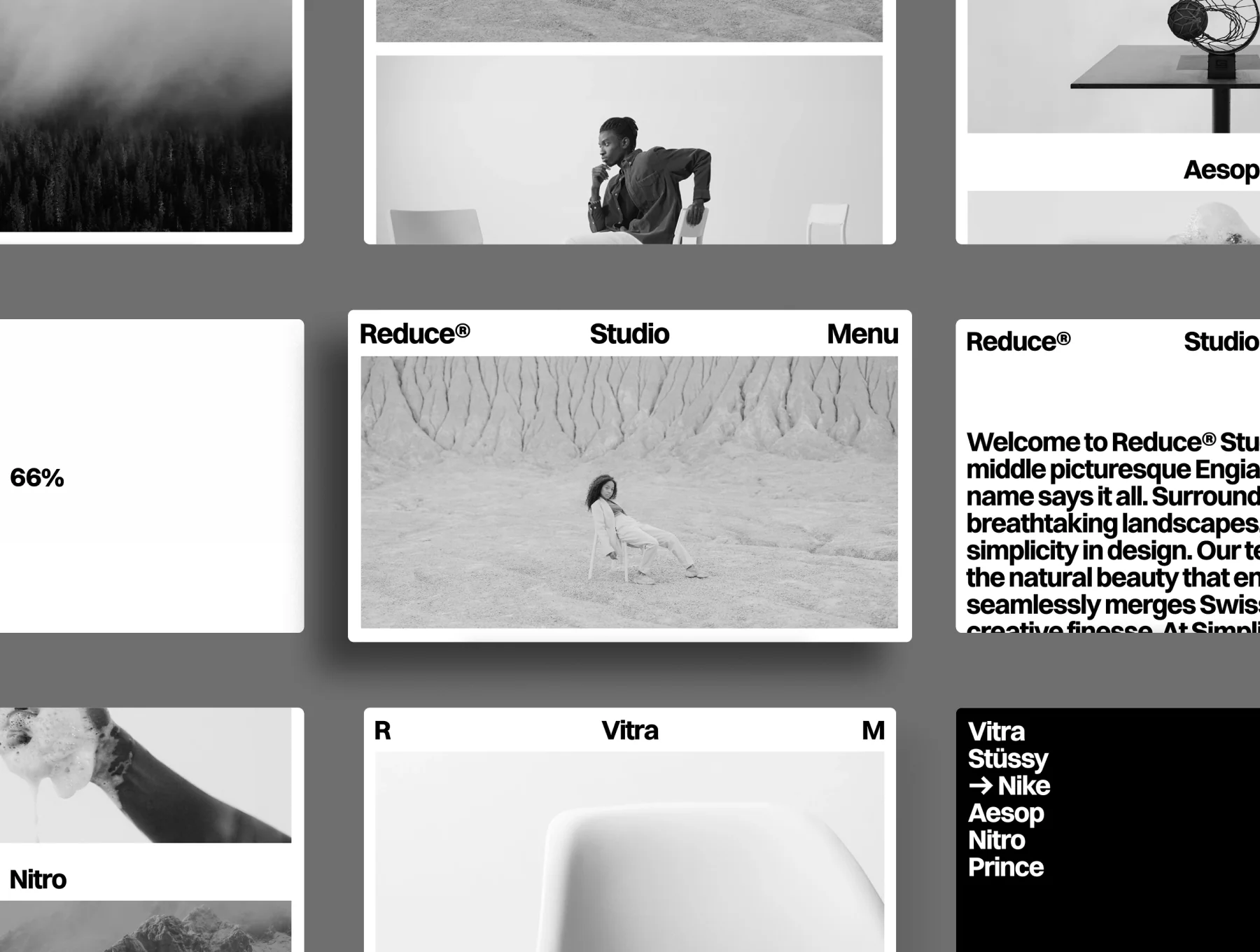 Swiss Reduce – Ultra Minimalist Framer Template 2