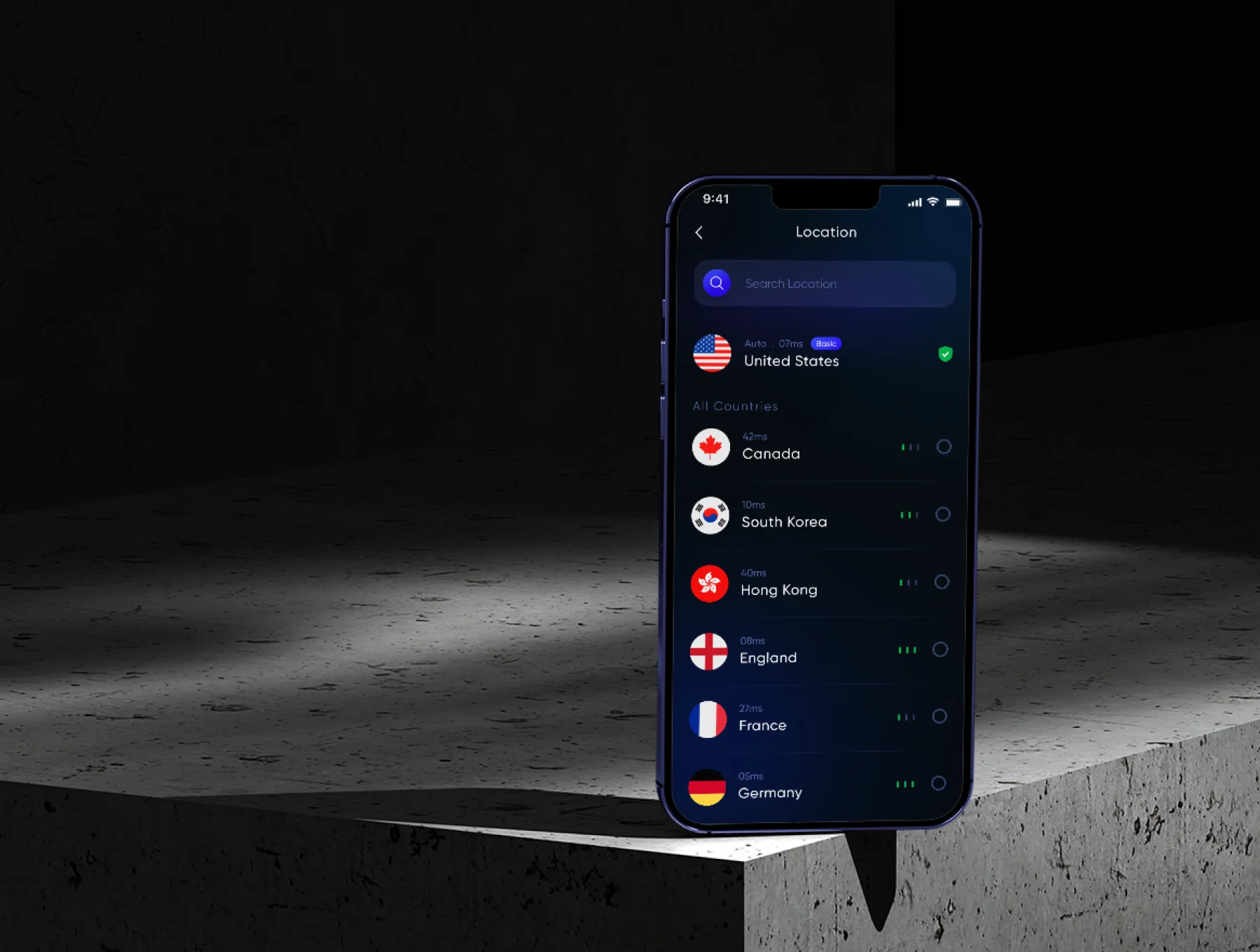 Switch VPN - Mobile App UI Kit 4