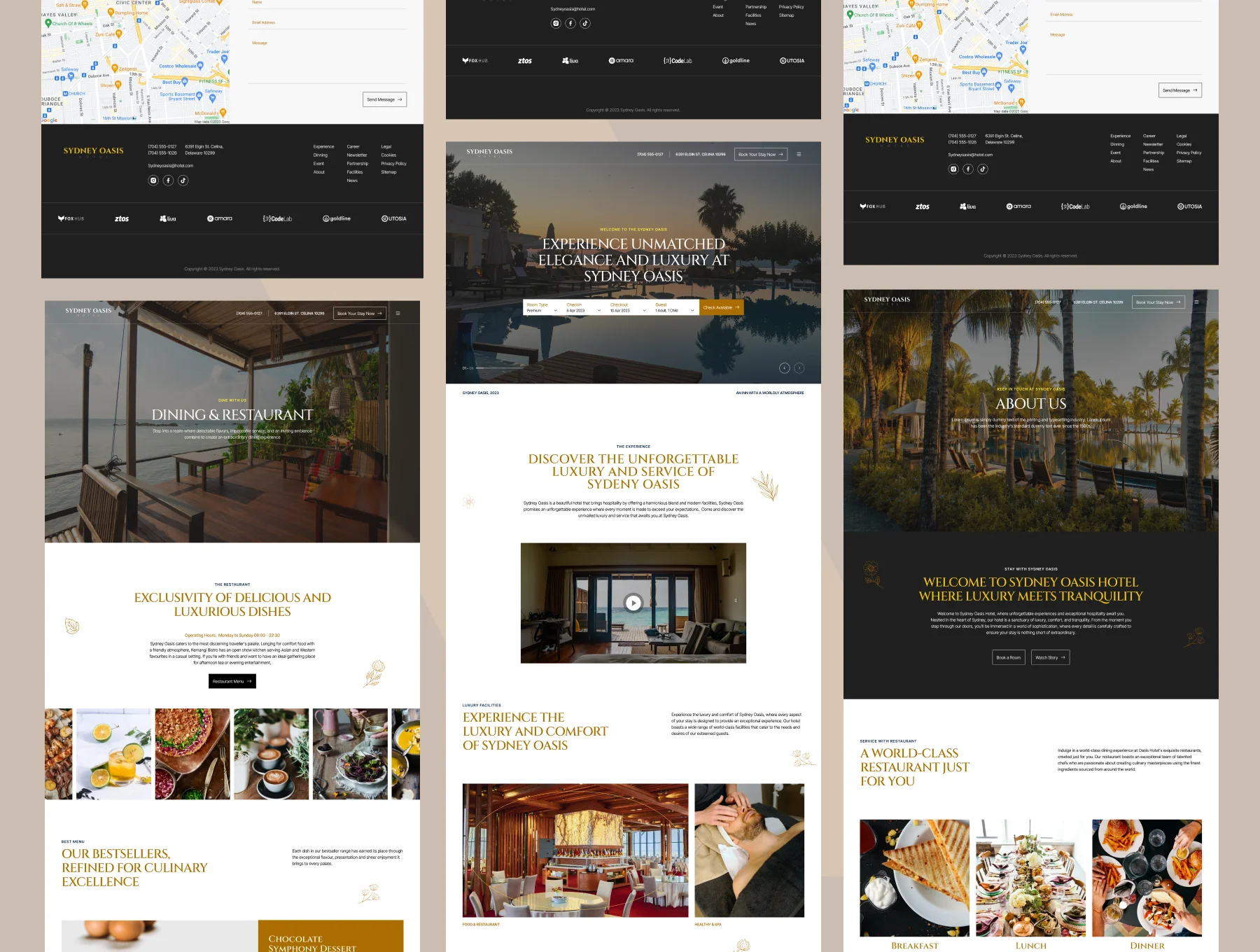 Sydney Oasis Hotel - Websites Template 3