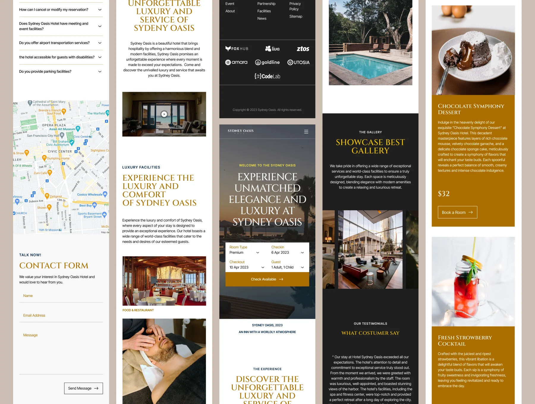 Sydney Oasis Hotel - Websites Template 4