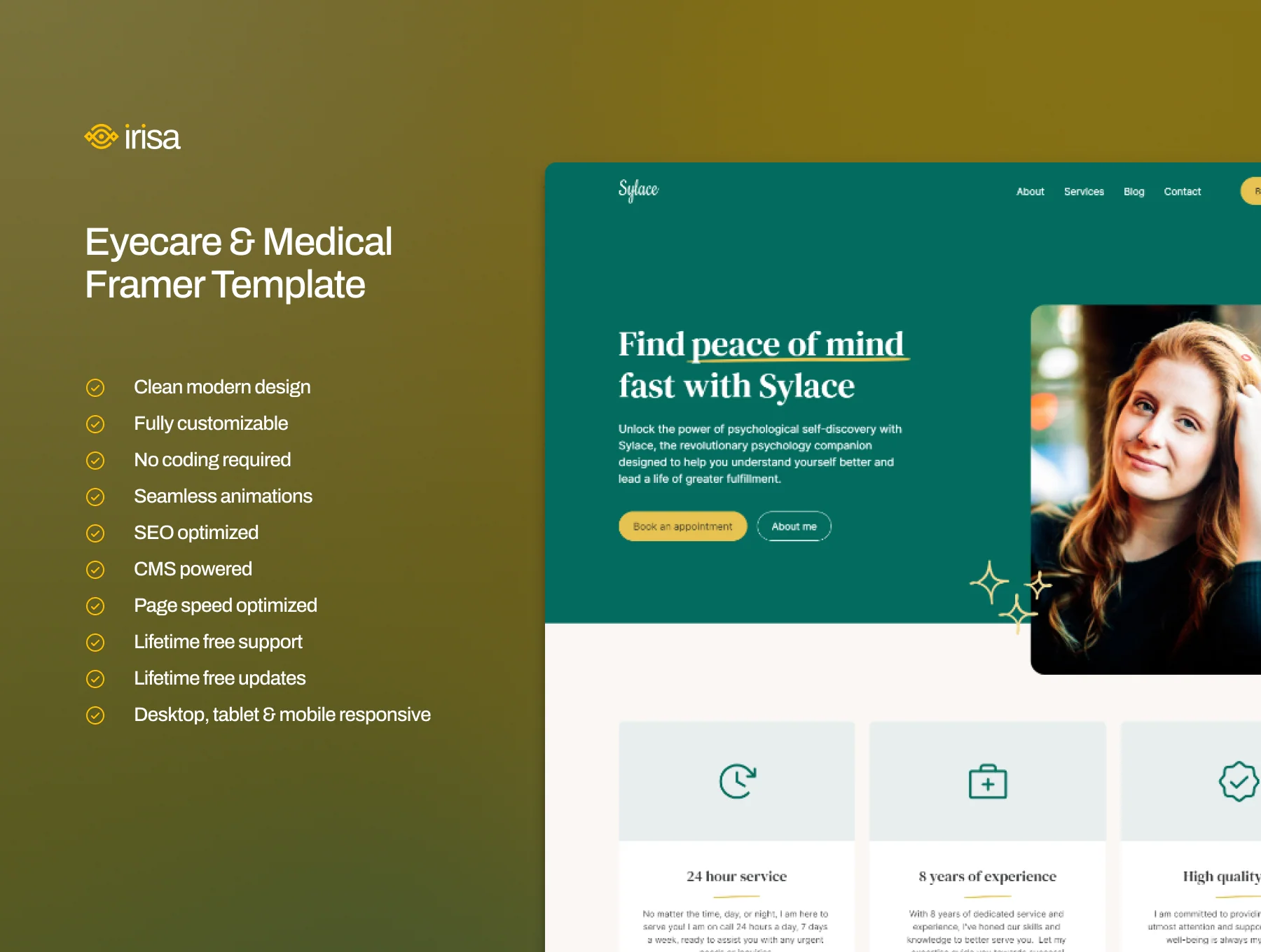 Sylace — Your Calming Companion Website Template