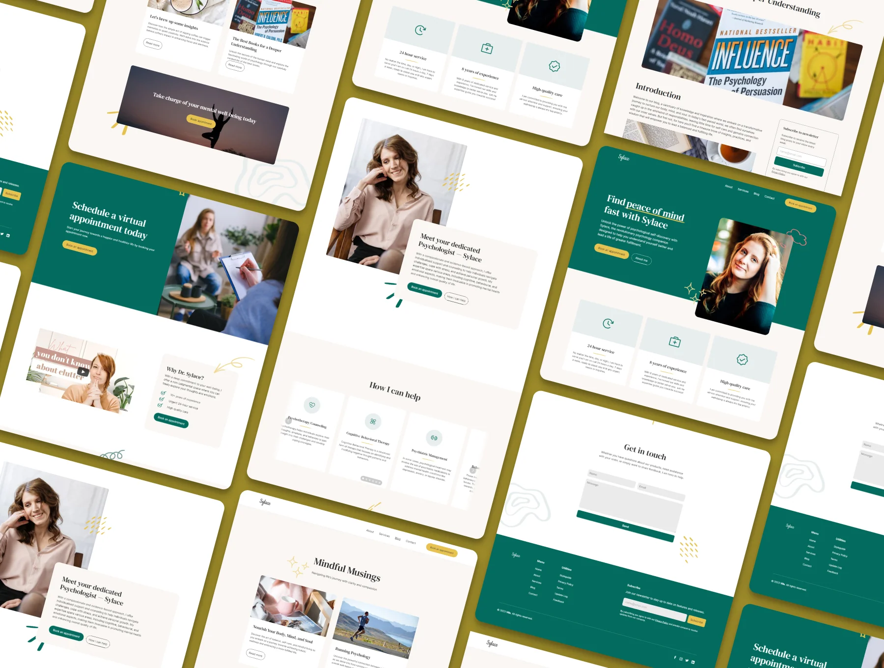 Sylace — Your Calming Companion Website Template 4