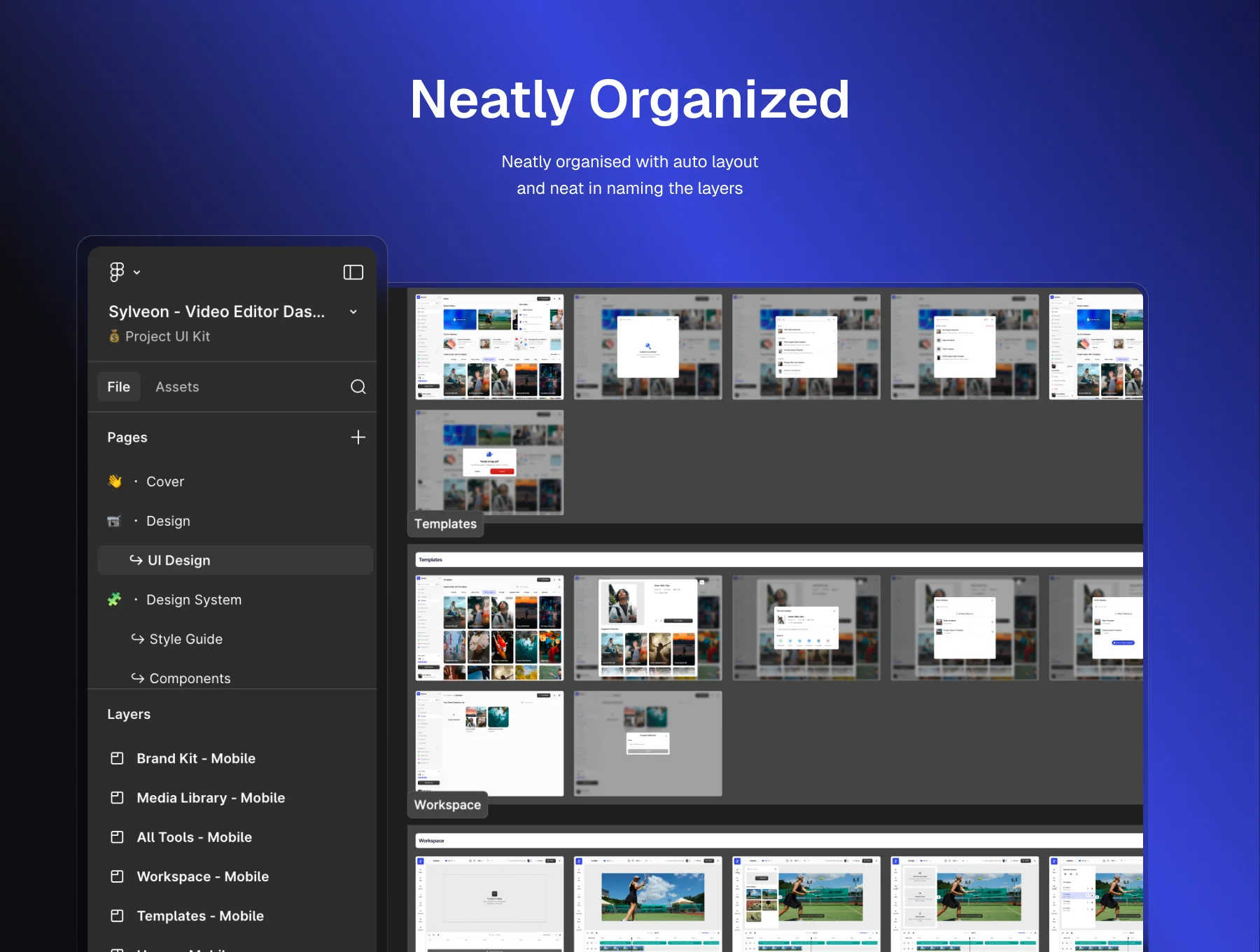 Sylveon - Video Editor Dashboard UI KIT 3