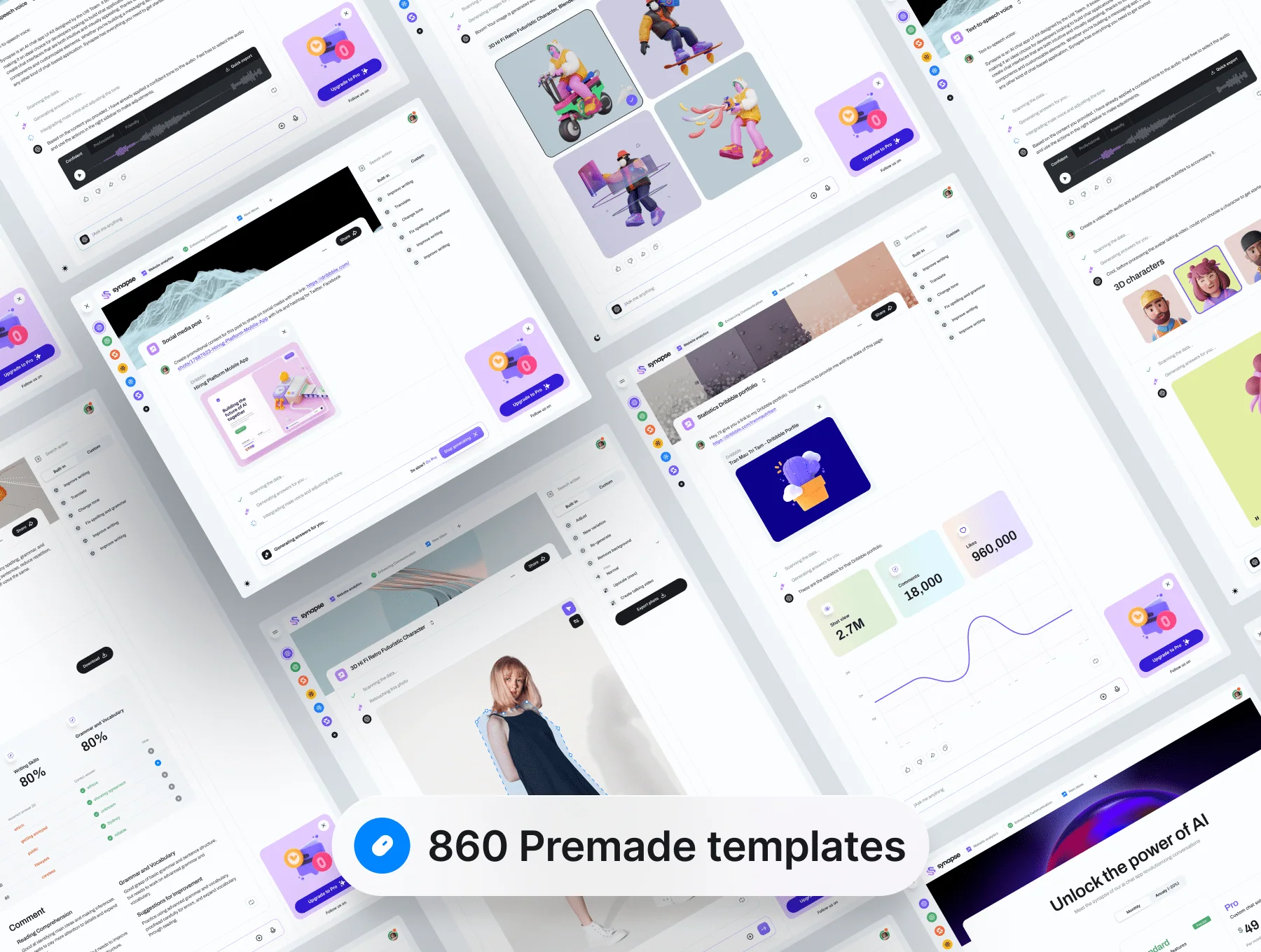 Synapse - AI UI Kit + React 2
