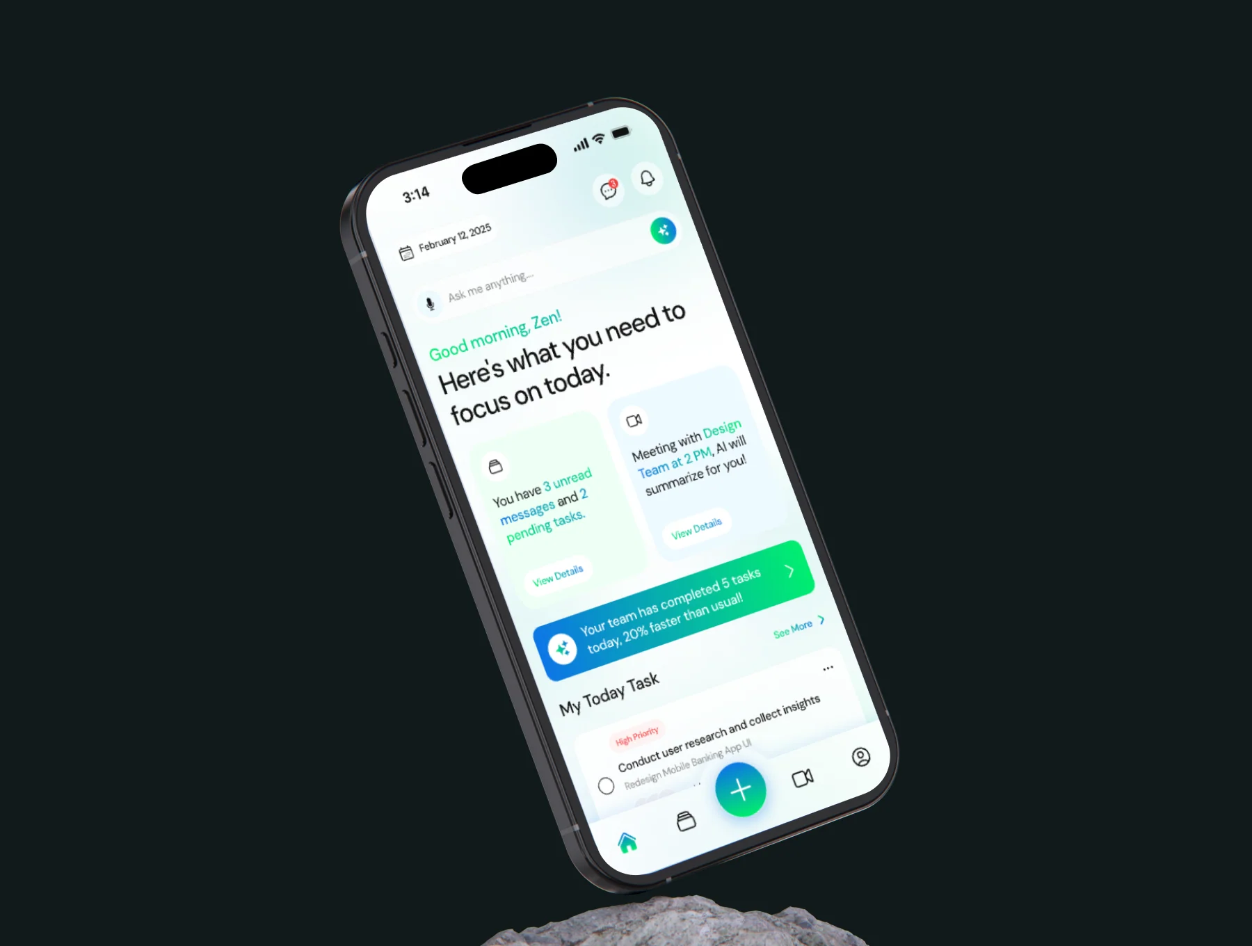 Synapz - AI Task Collaboration  App UI KIT 3