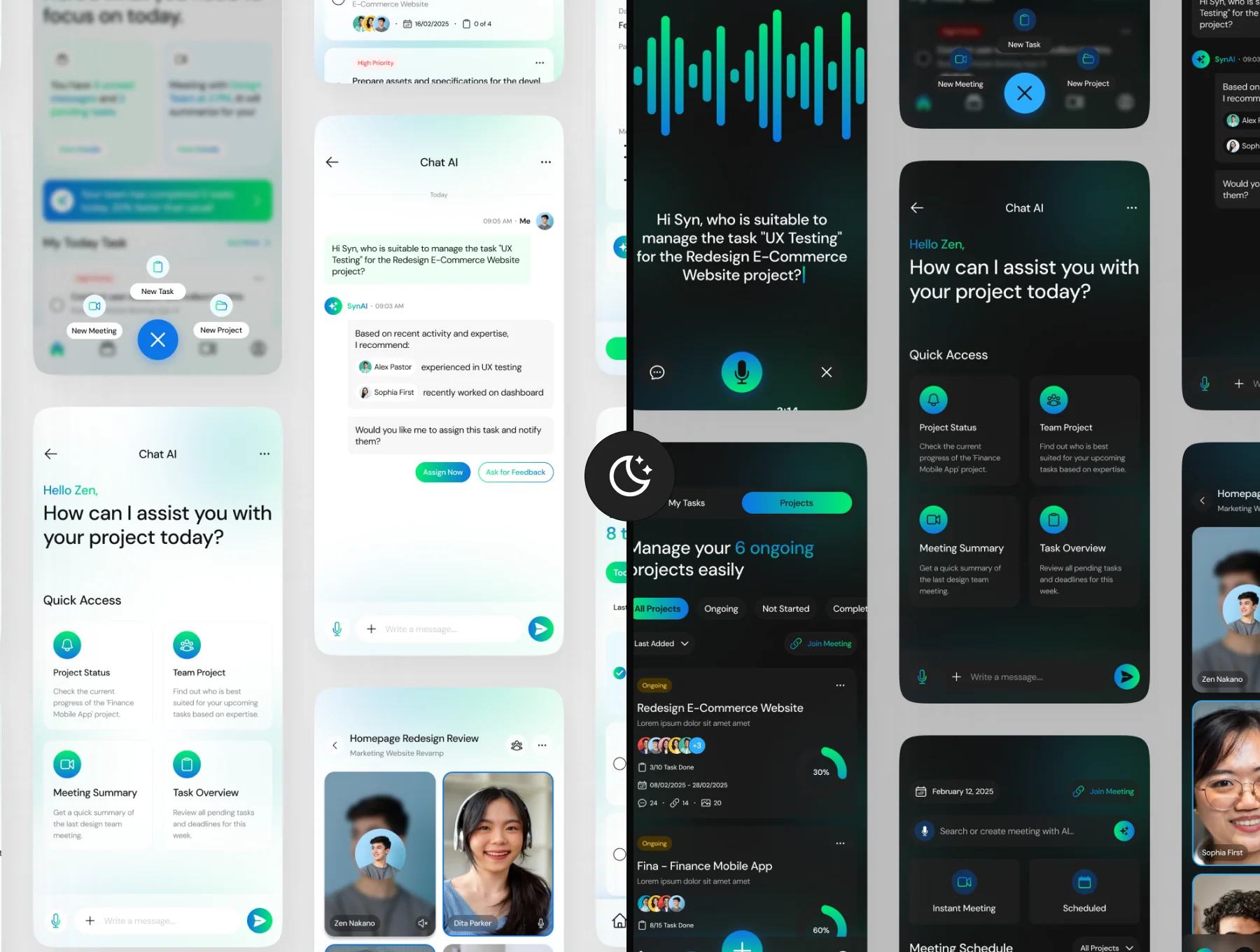 Synapz - AI Task Collaboration  App UI KIT 5