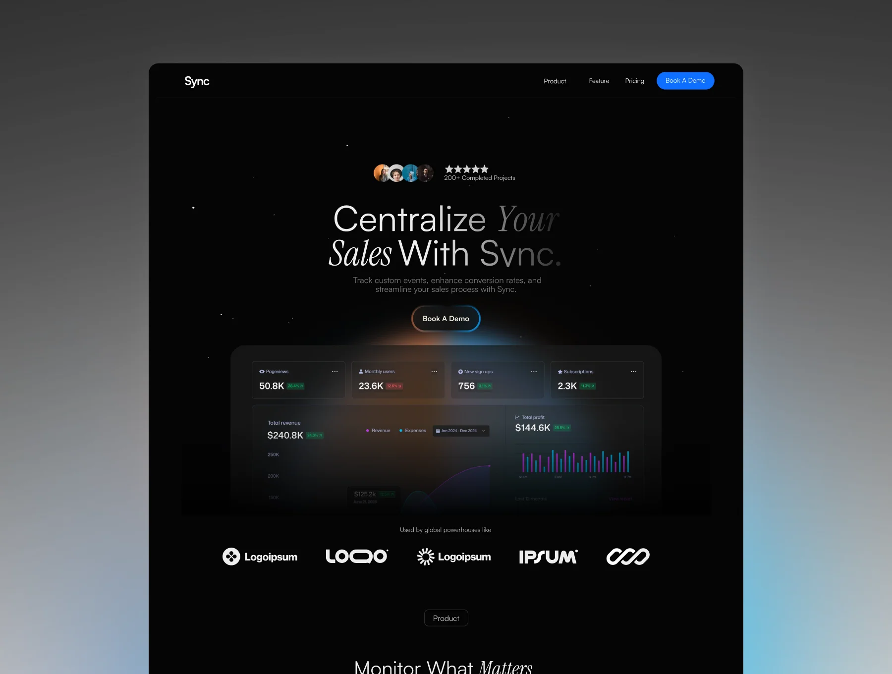 Sync - SaaS Landing Page Framer Template