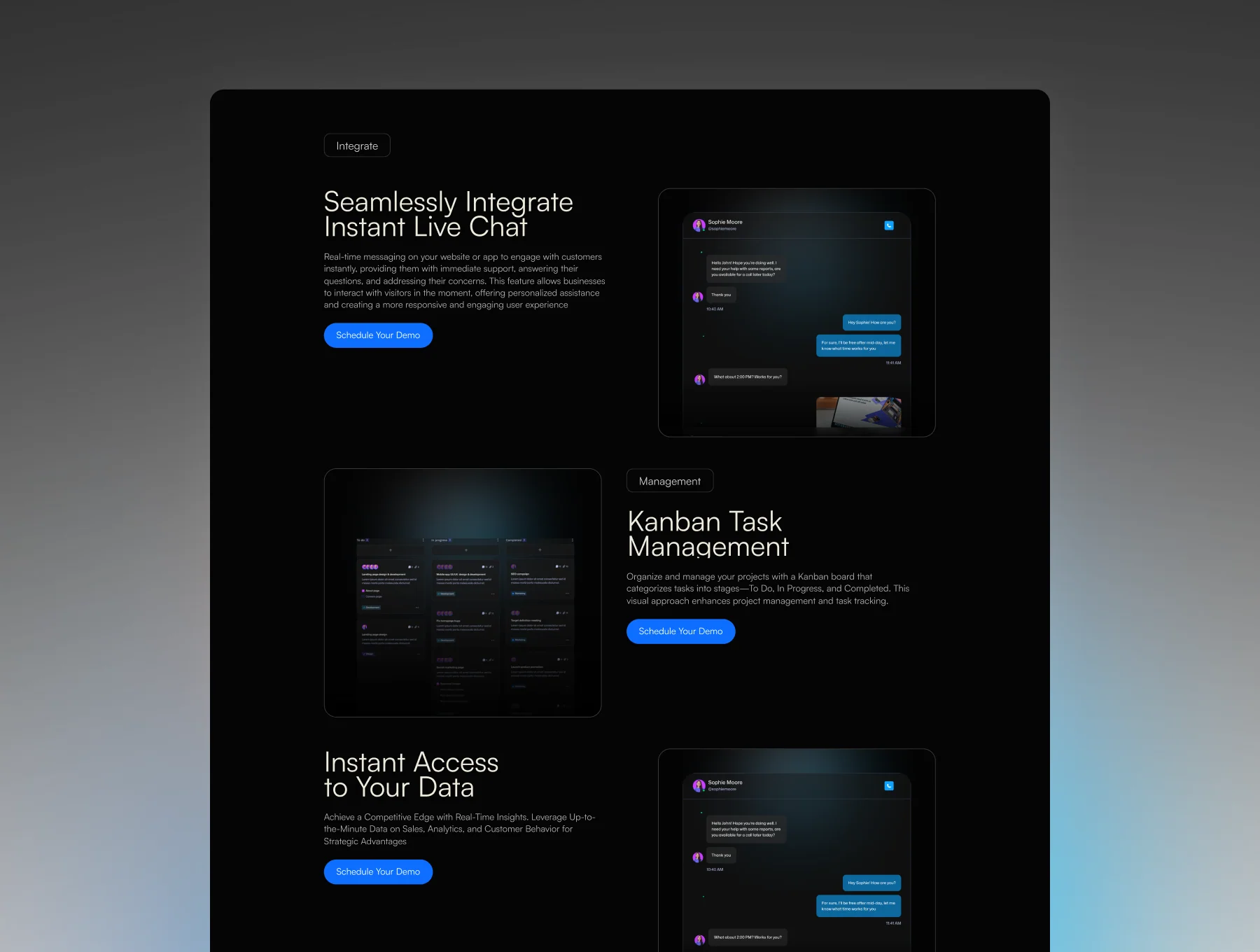 Sync - SaaS Landing Page Framer Template 3