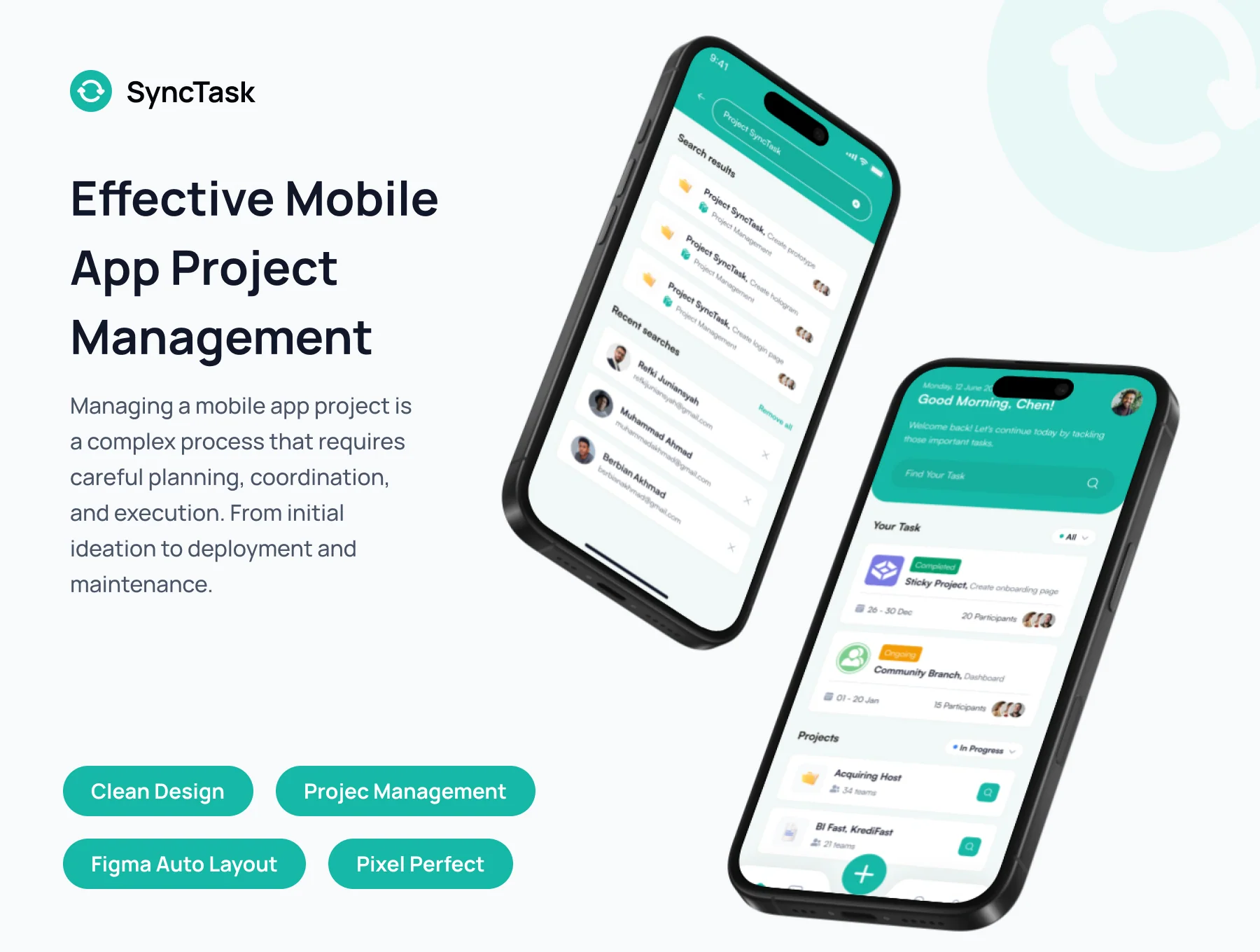 SyncTask - Project Management UI Kit 3