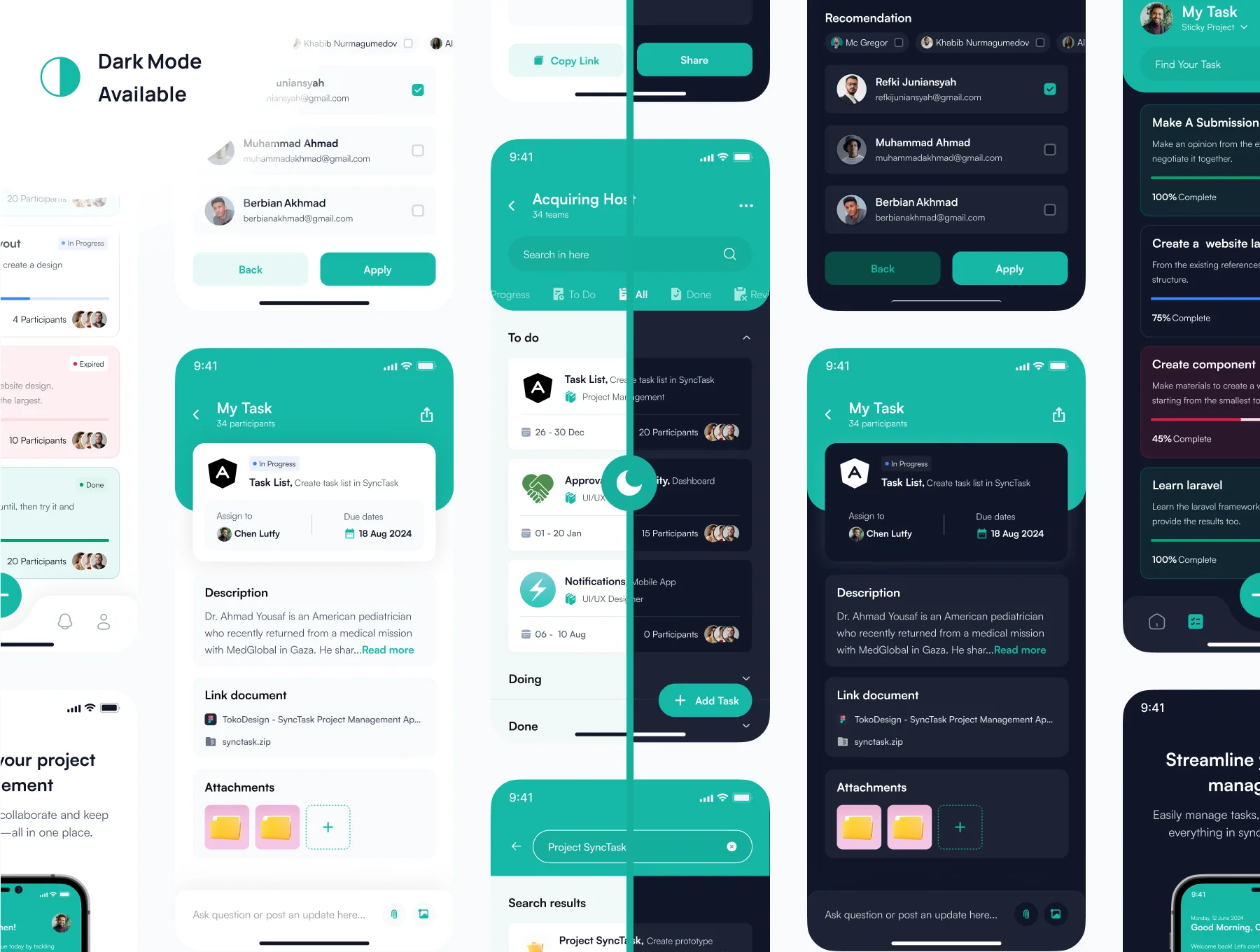 SyncTask - Project Management UI Kit 4