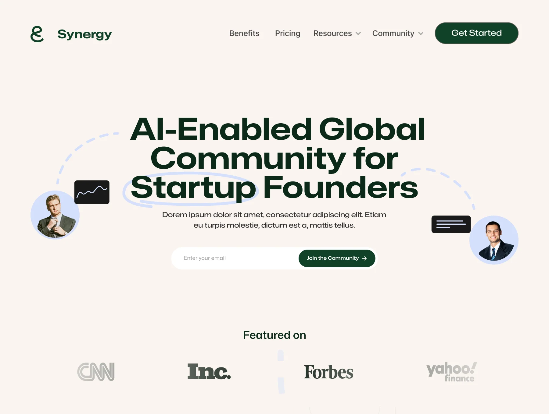 Synergy - AI & Startup Community | Framer Template
