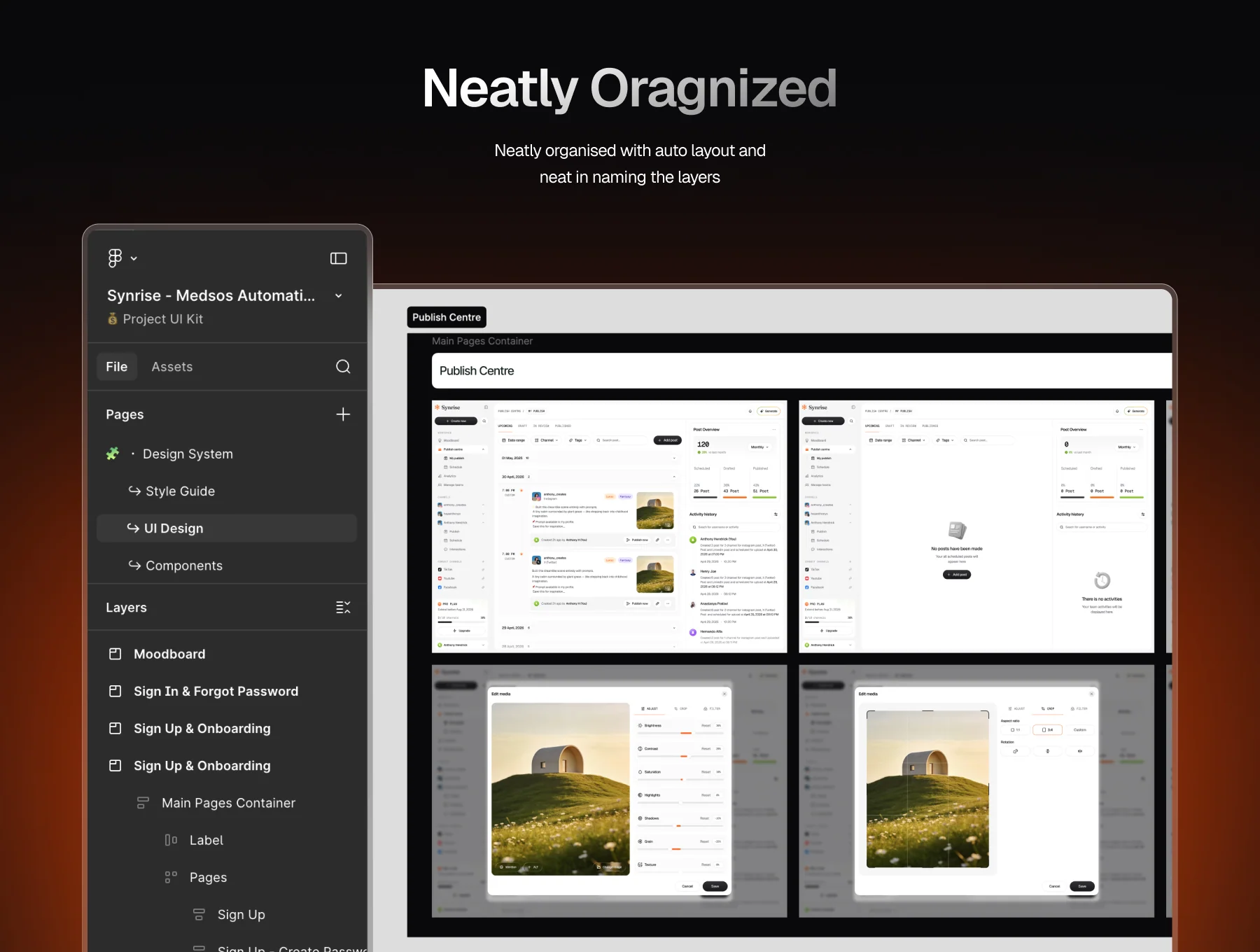 Synrise - SocMed AI Dashboard UI-Kit 3
