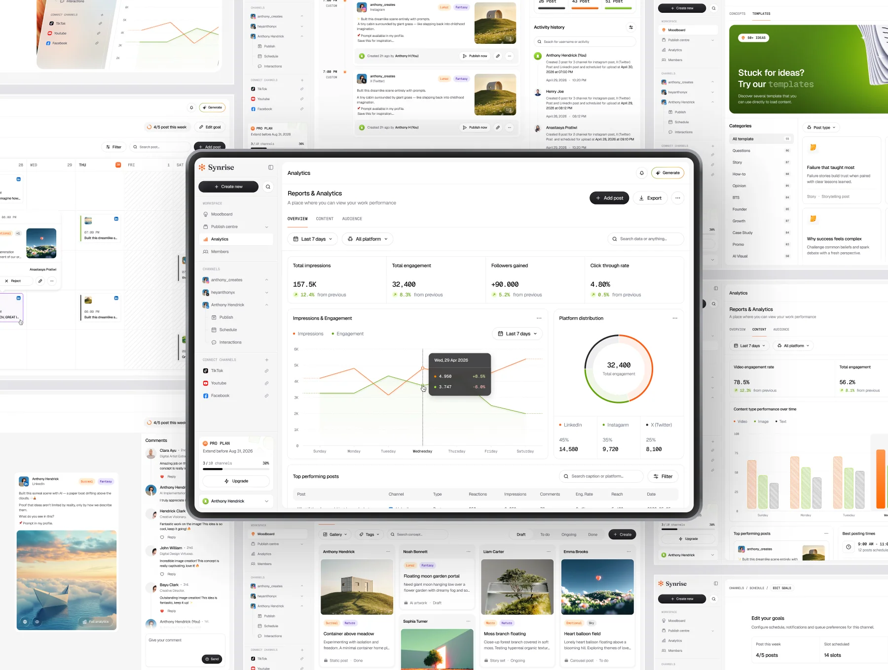 Synrise - SocMed AI Dashboard UI-Kit 7