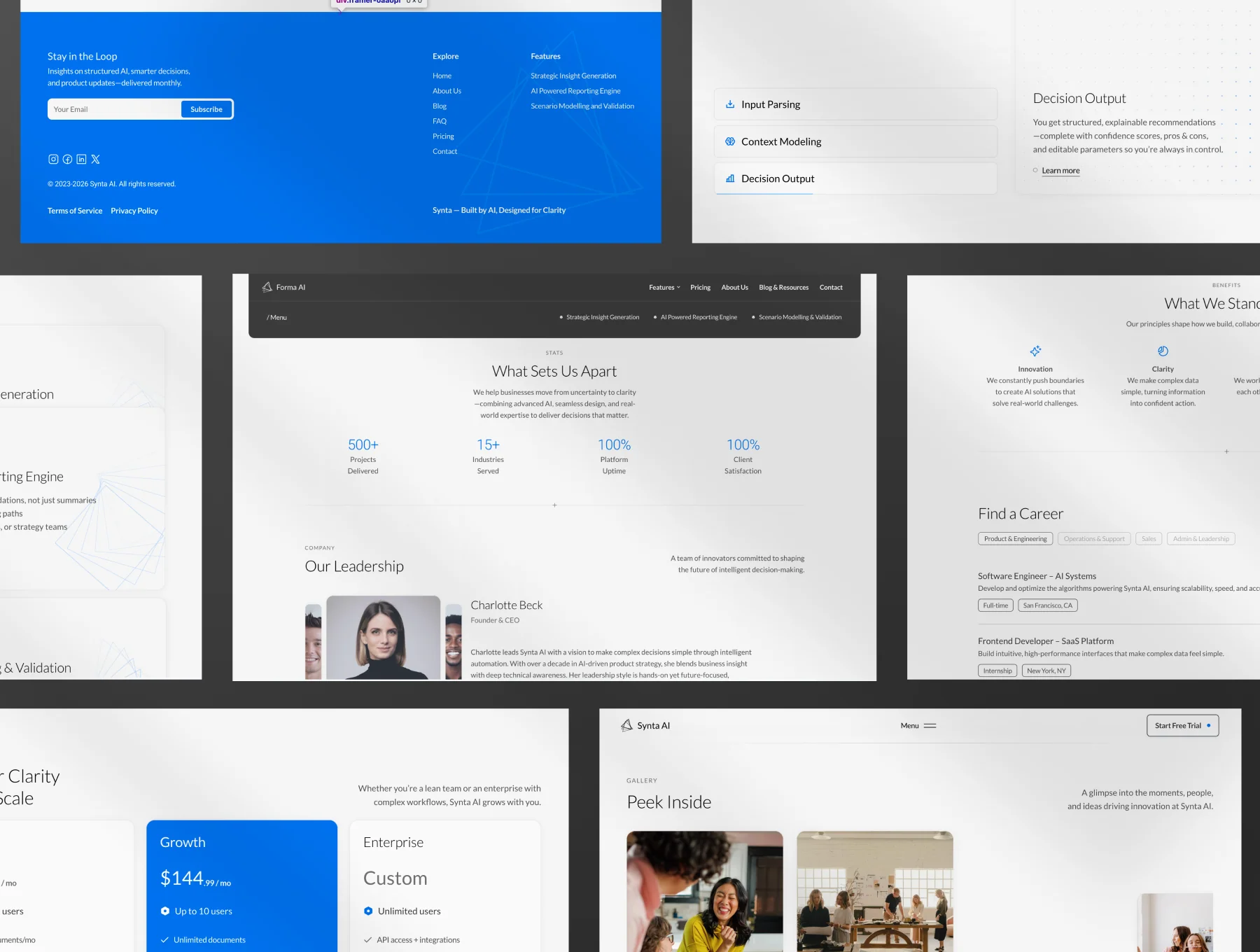 Synta — Framer AI & SaaS Template 3