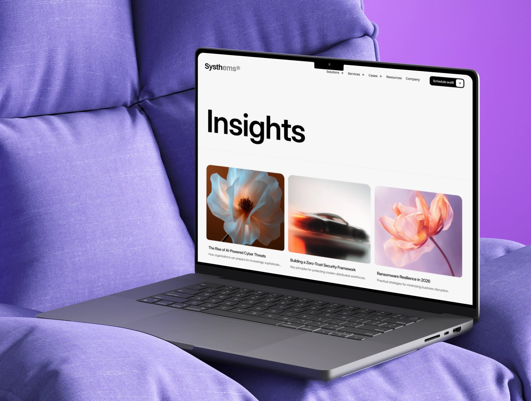 Systhems® Cybersecurity Saas Template 2