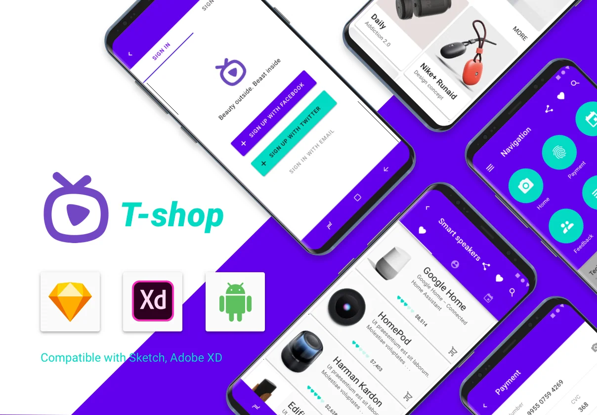 T-shop UI Kits