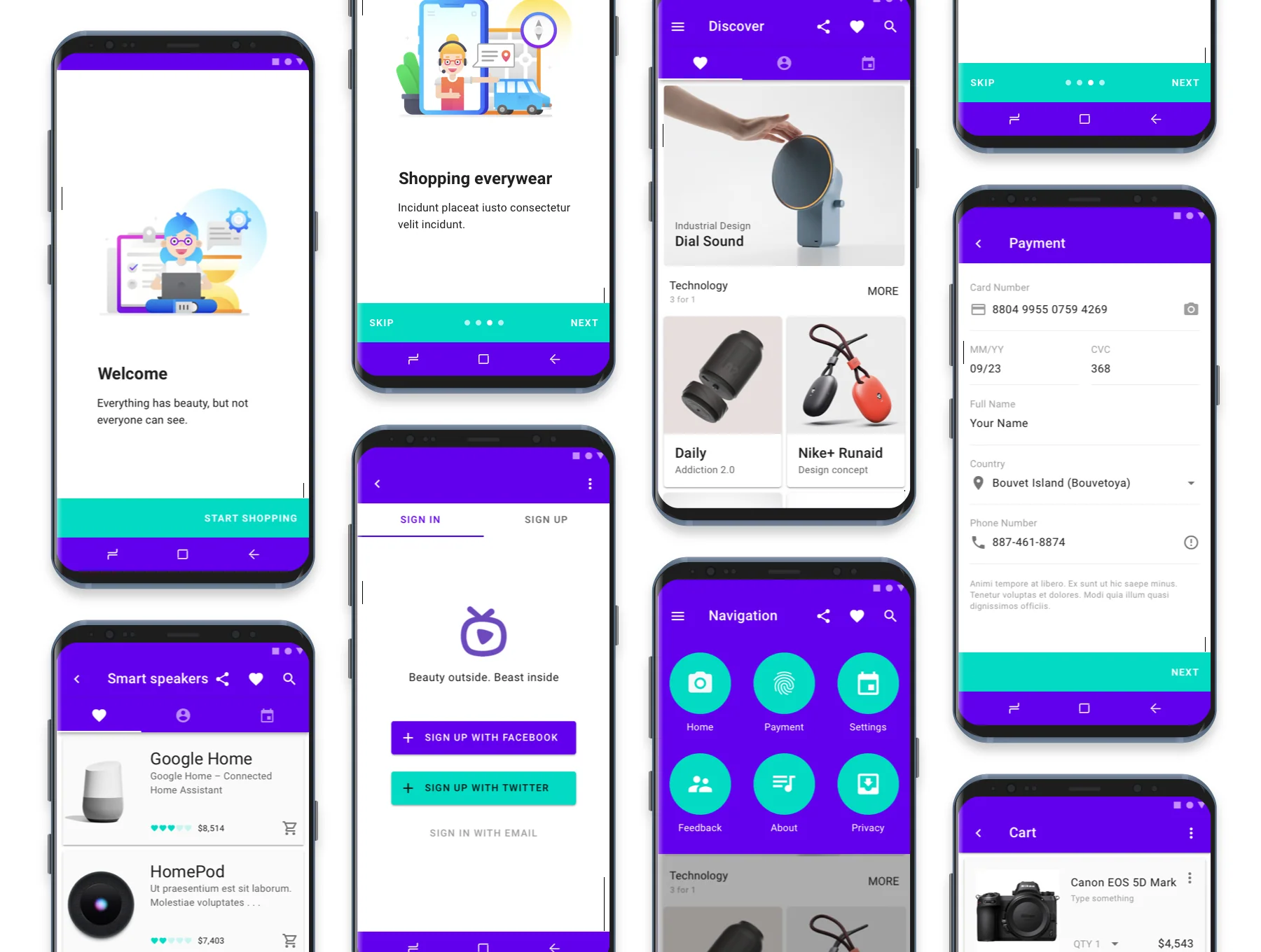 T-shop UI Kits 4