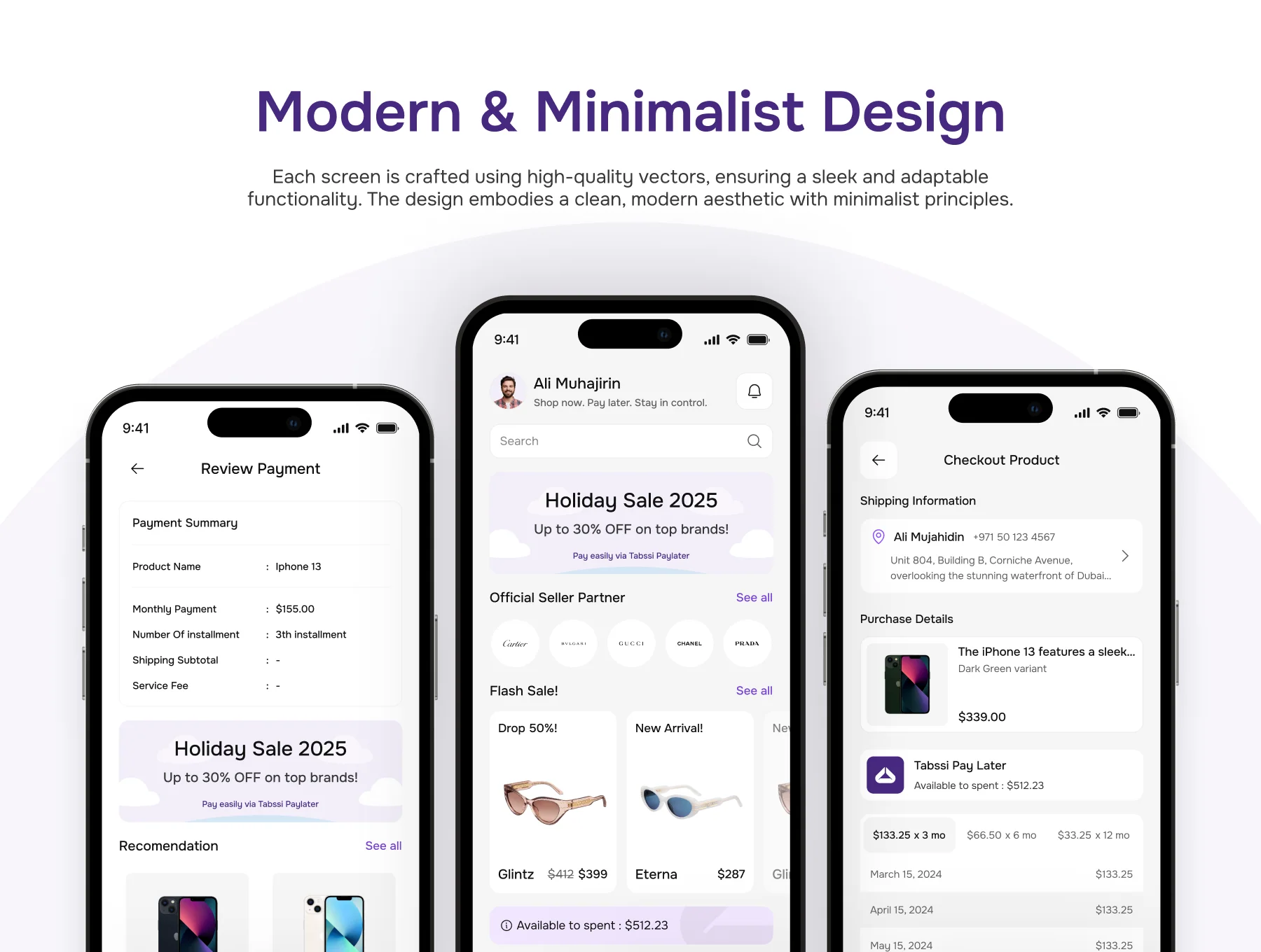 Tabbsi Buy Now Pay Later - Finance Mobile UI Kit 3