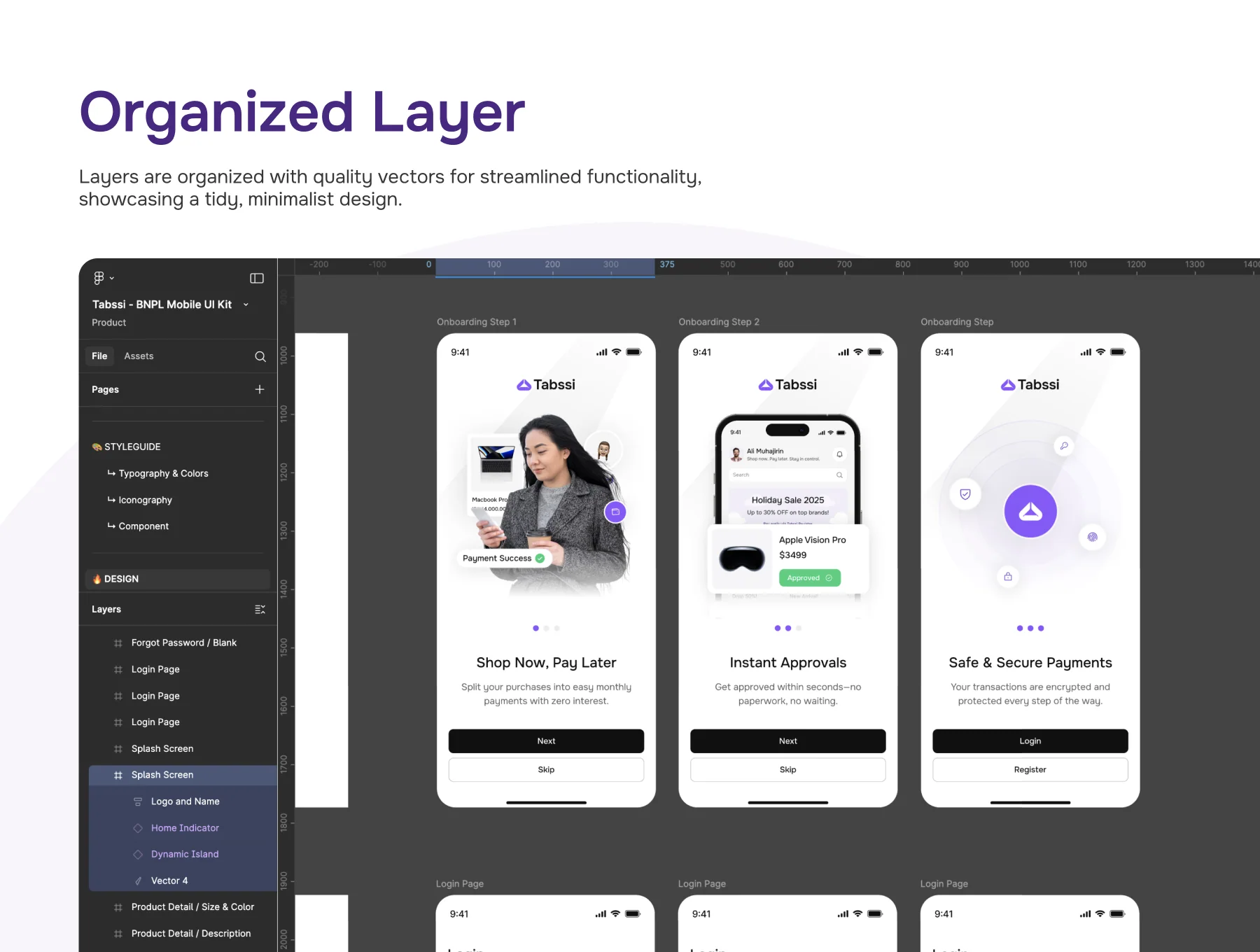 Tabbsi Buy Now Pay Later - Finance Mobile UI Kit 4