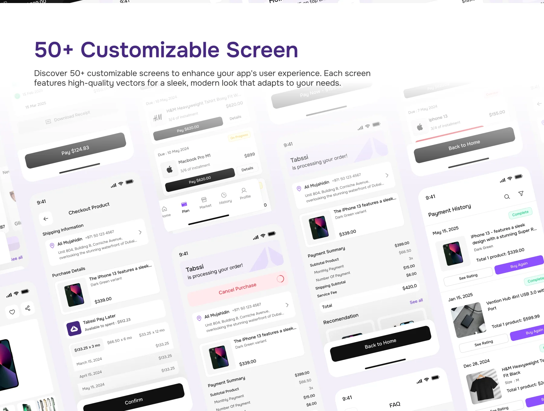 Tabbsi Buy Now Pay Later - Finance Mobile UI Kit 6