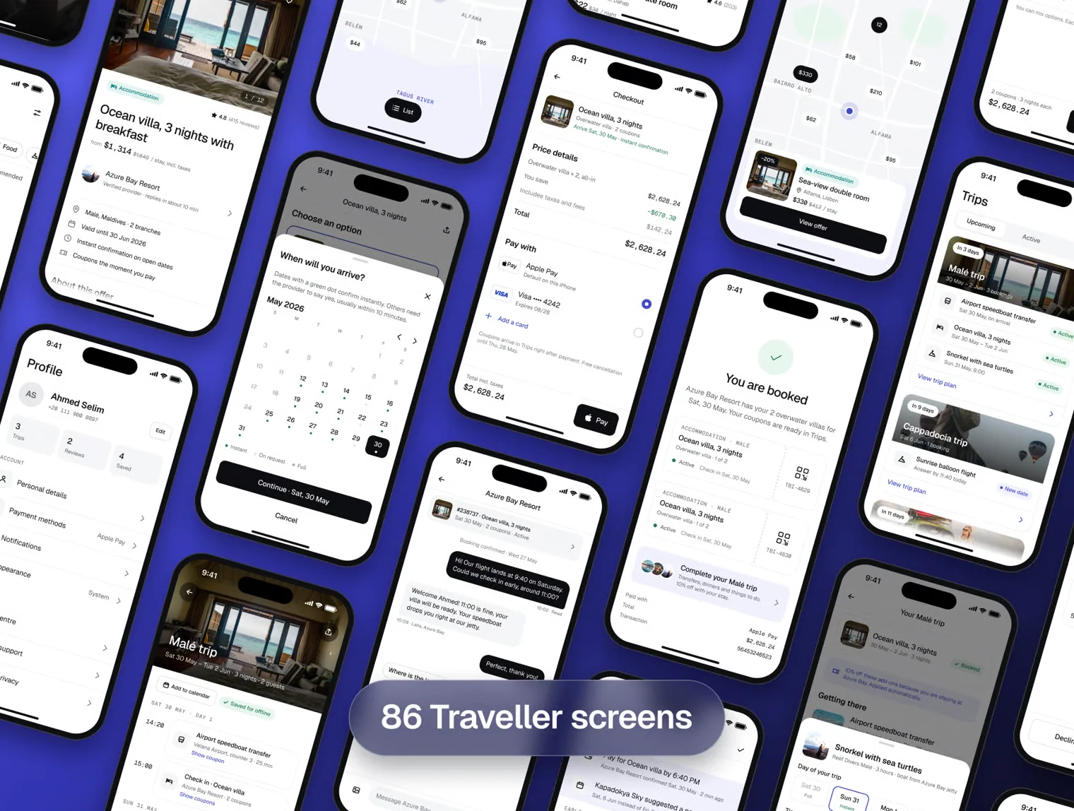 tabi — Travel Booking App UI Kit 4