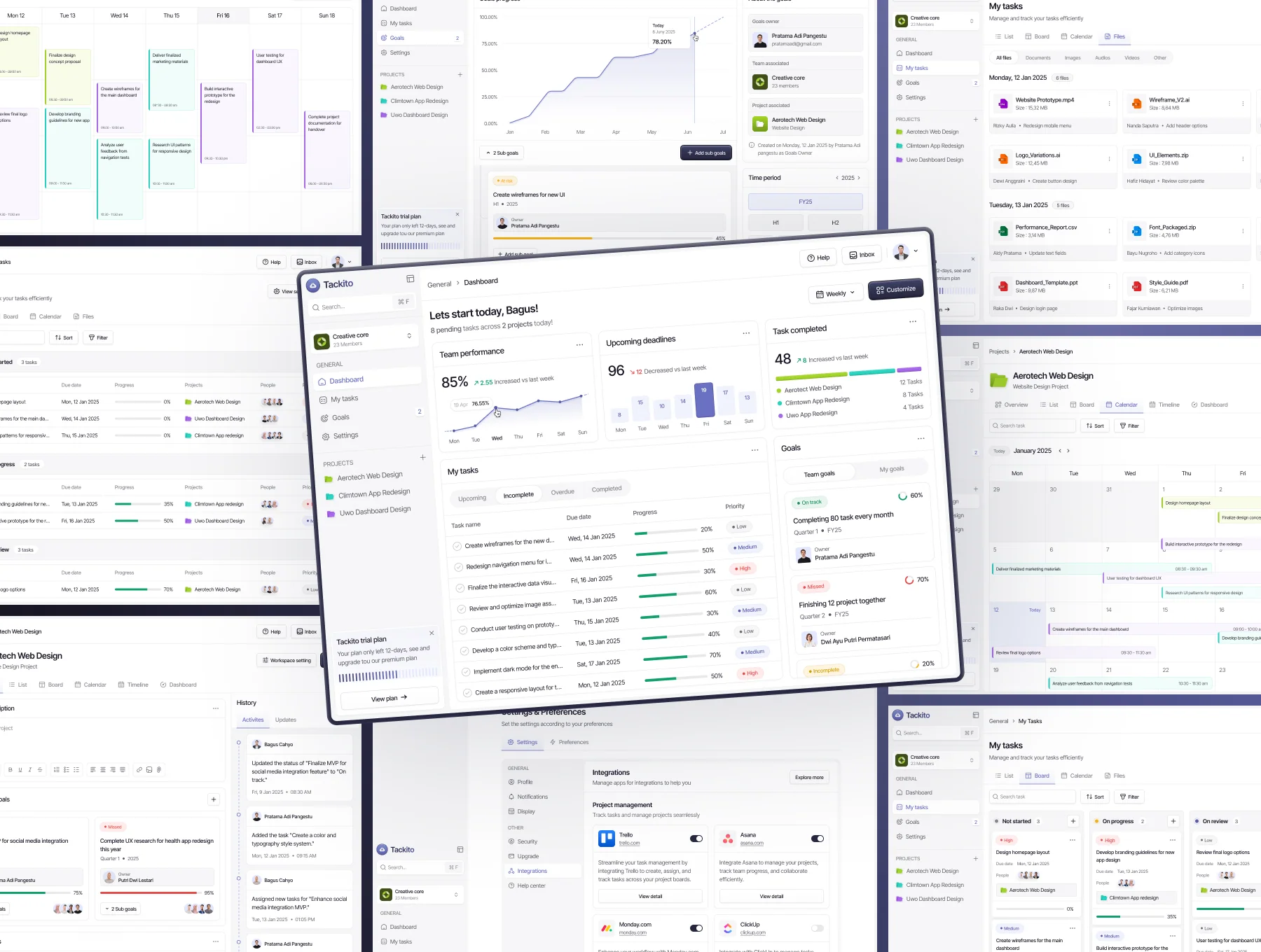 Tackito - Project & Task Management Dashboard UI Kit 7