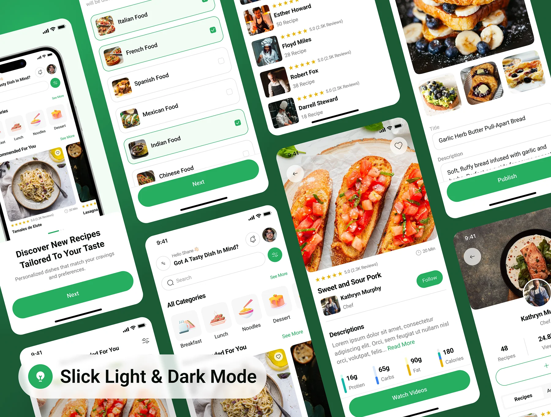 Tafito - Food Recipe App UI Kit 5