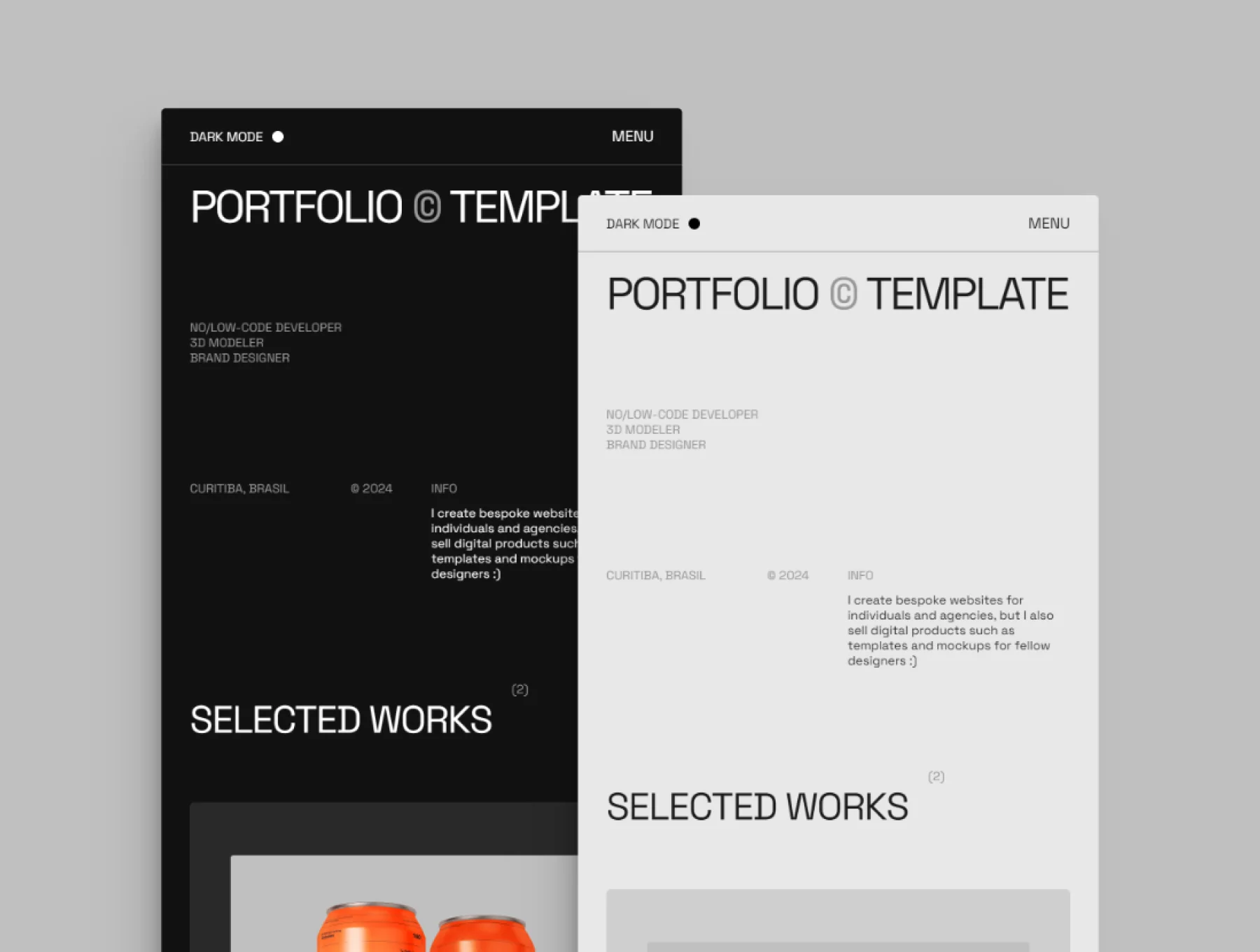 Tail - Portfolio Framer Template 4