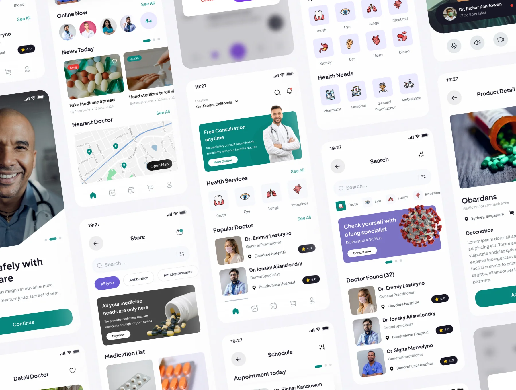 TakeQare - Medical & Health Apps UI Kits 5