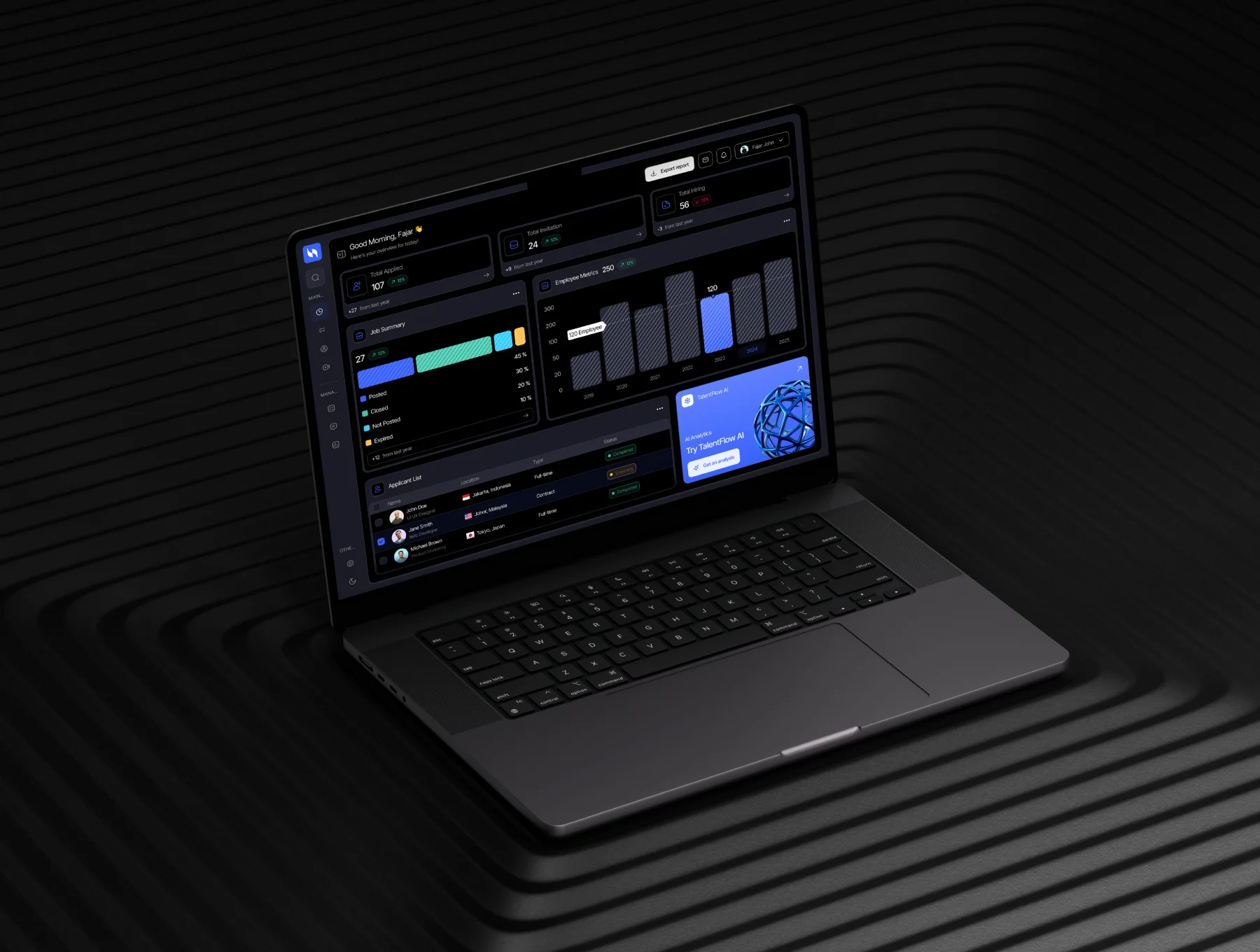 TalentFLow - Hiring Talent Dashboard UI KIT 7