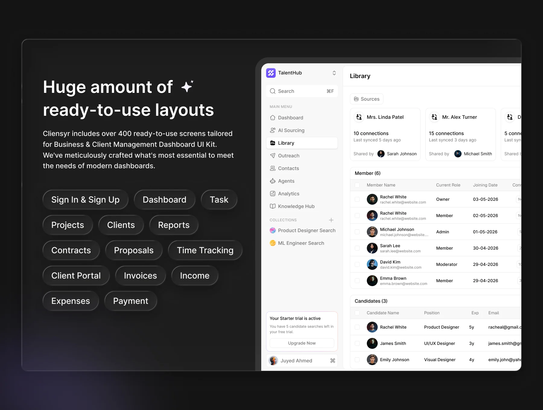 TalentHub - AI HR & Recruitment Platform UI Kit 2