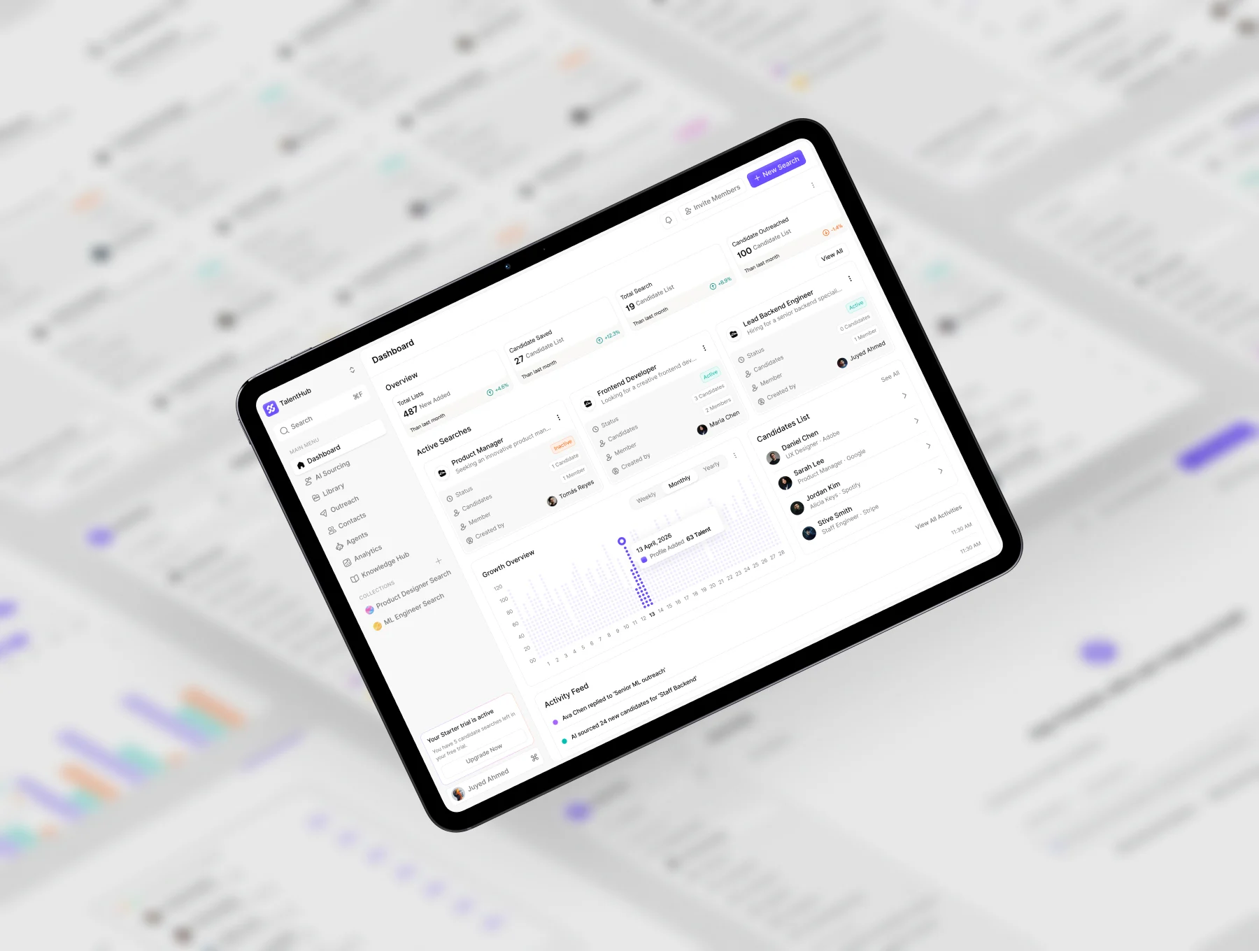 TalentHub - AI HR & Recruitment Platform UI Kit 5