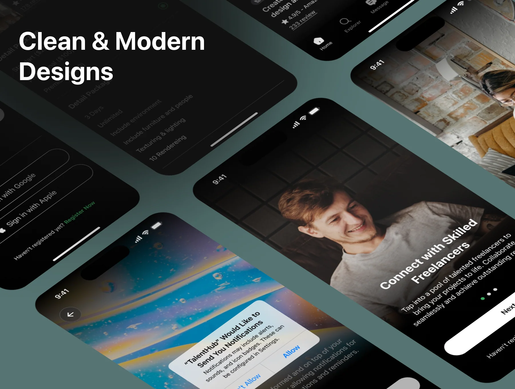 TalentHub - Freelance Platform Apps UI KIT 5