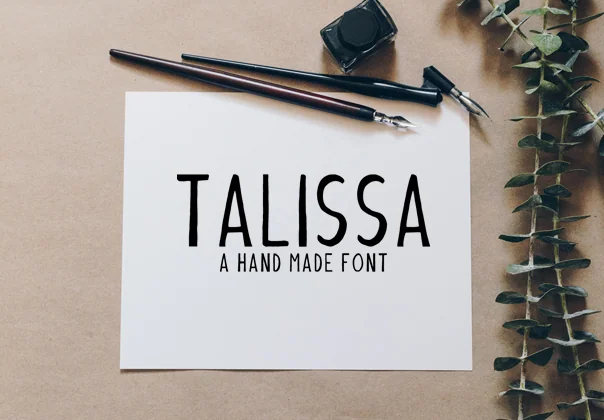 Talissa A Handmade Font