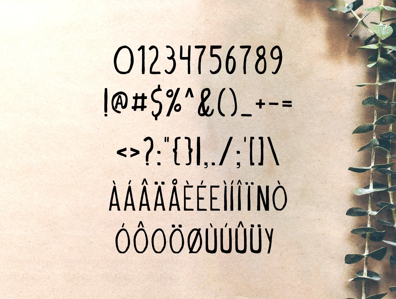 Talissa A Handmade Font 3