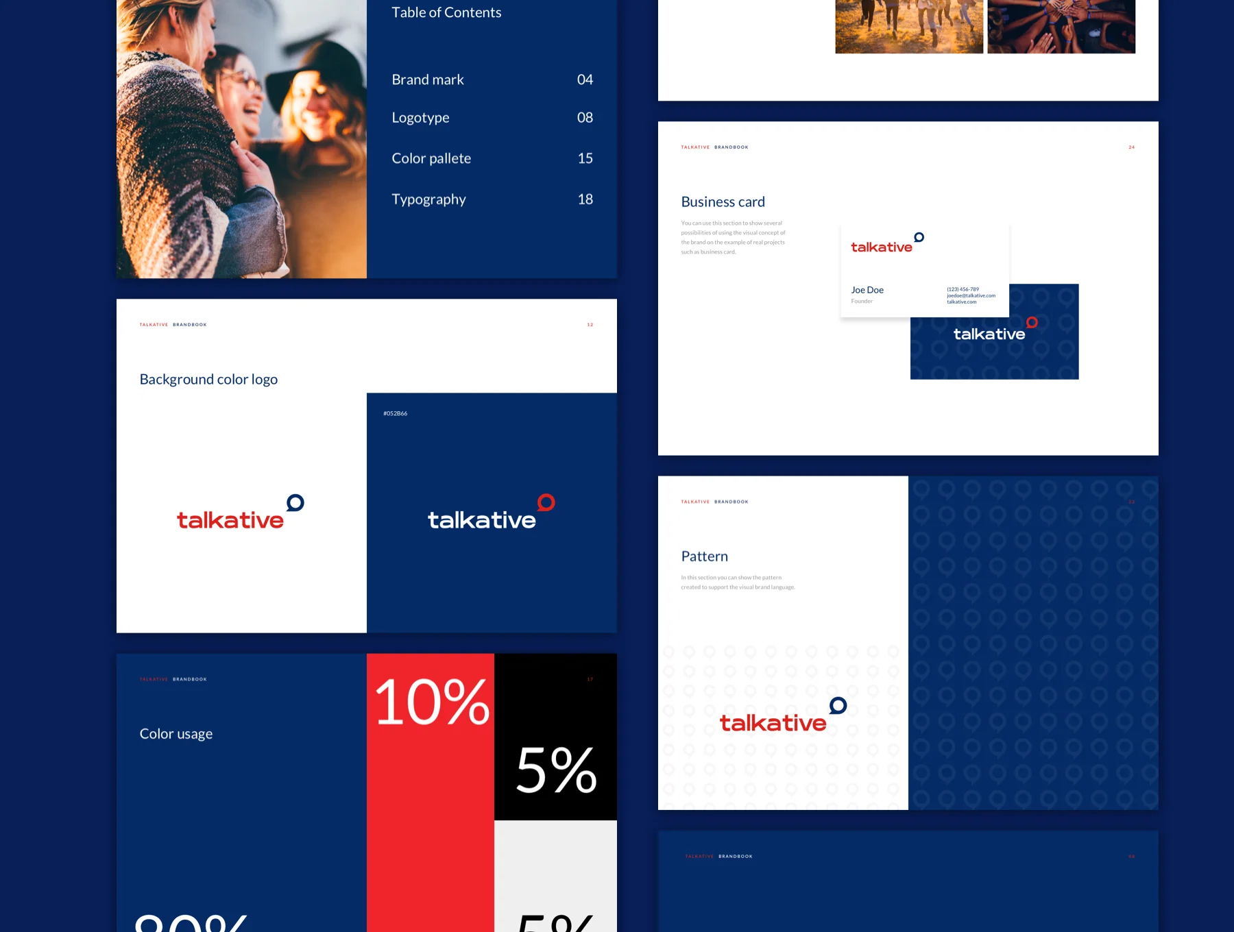 Talkative Brand Book & Style Guide 3