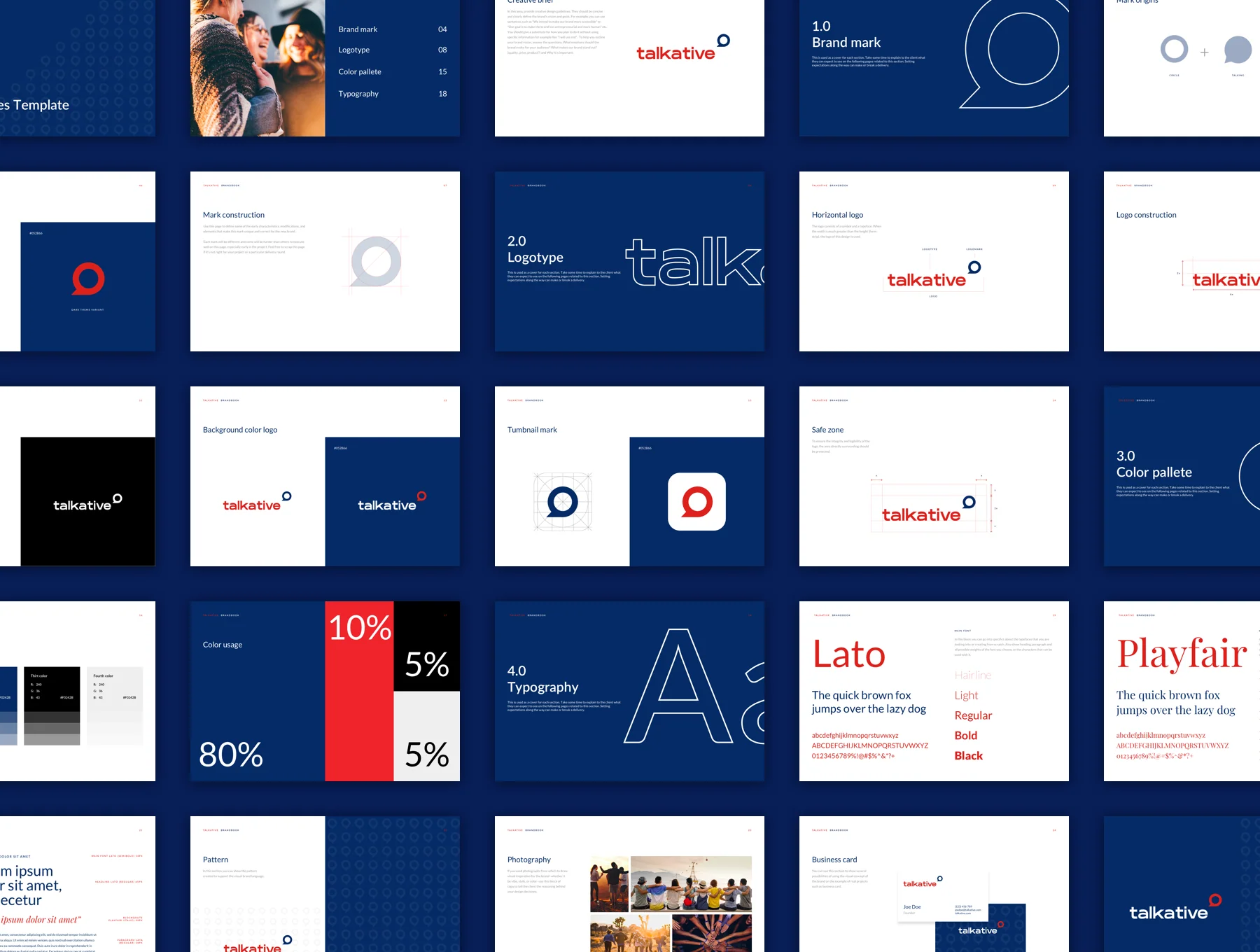 Talkative Brand Book & Style Guide 4
