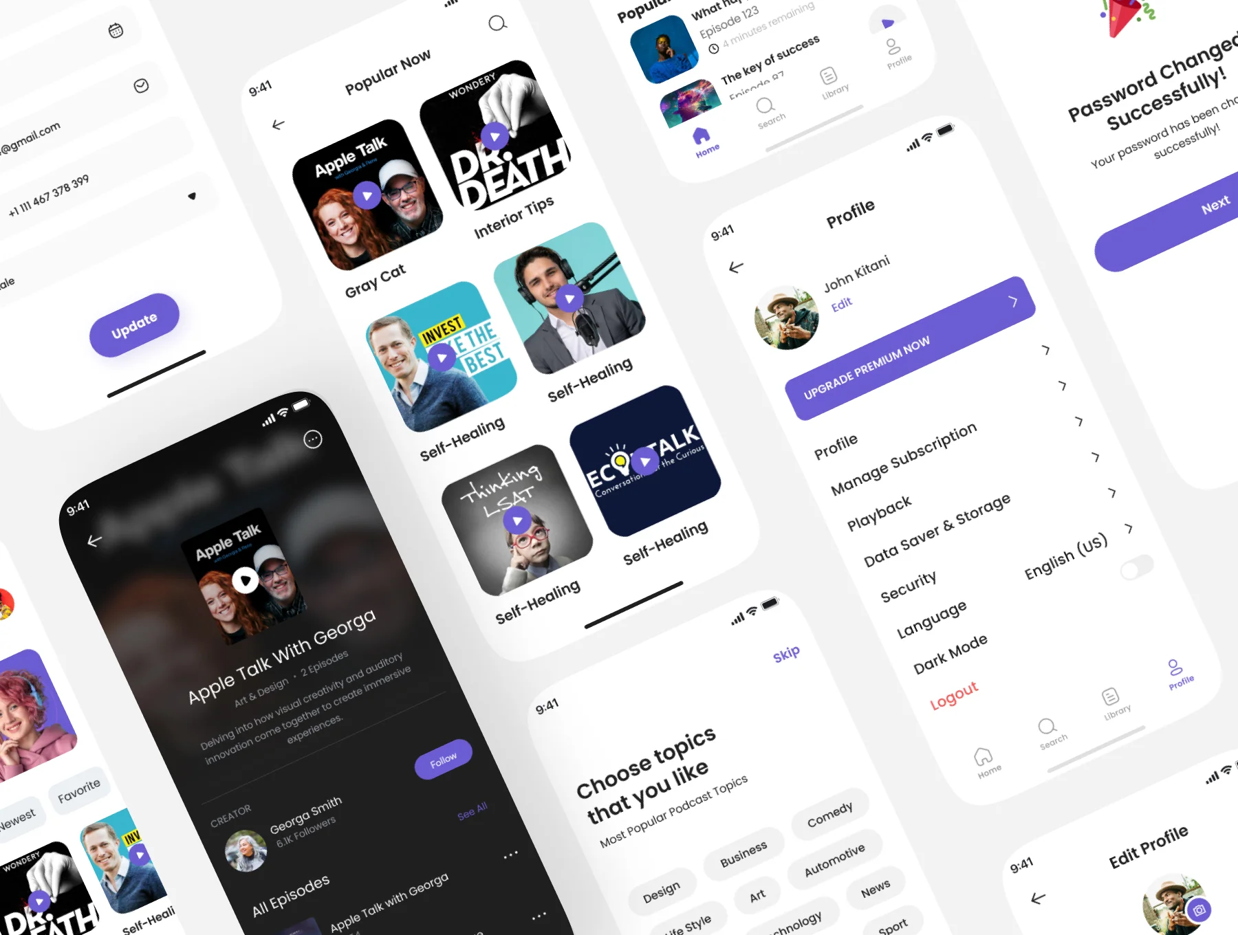 TalkBox - Podcast App UI Kit 2