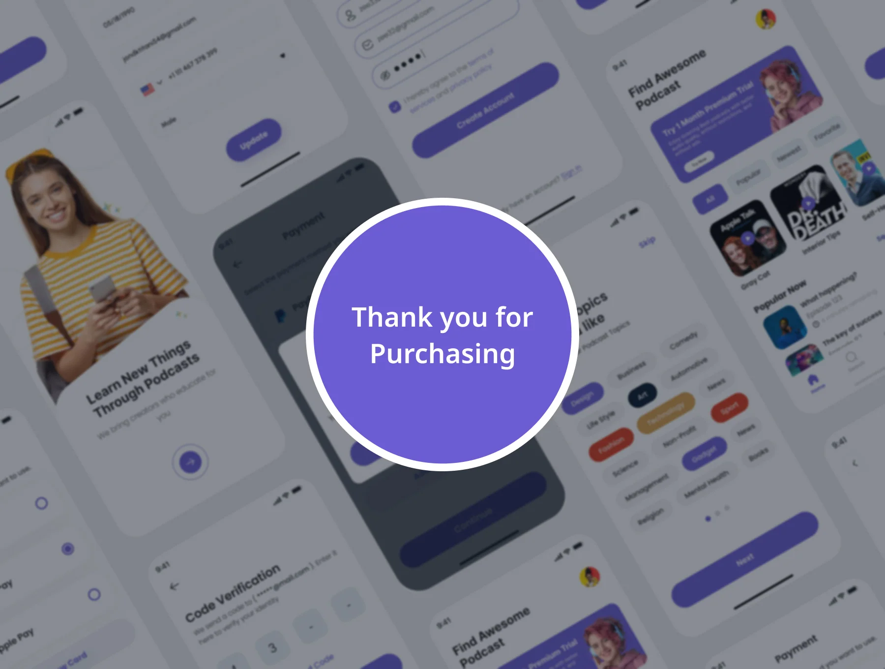 TalkBox - Podcast App UI Kit 6