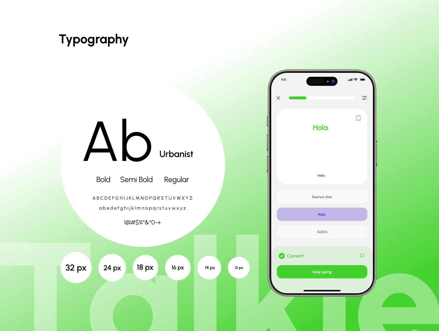 Talkie | AI Language Learning Mobile App UI/UX 4