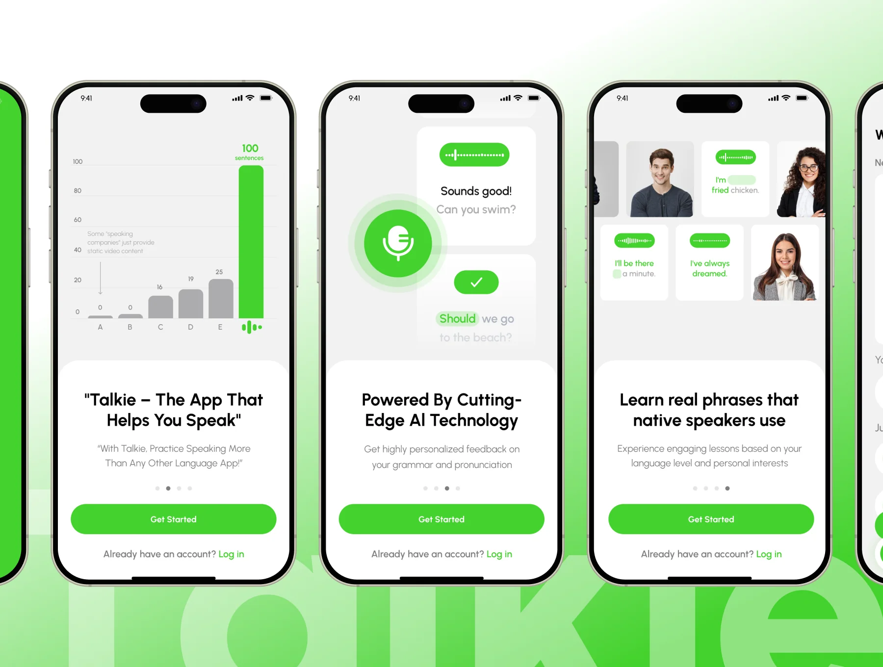 Talkie | AI Language Learning Mobile App UI/UX 7